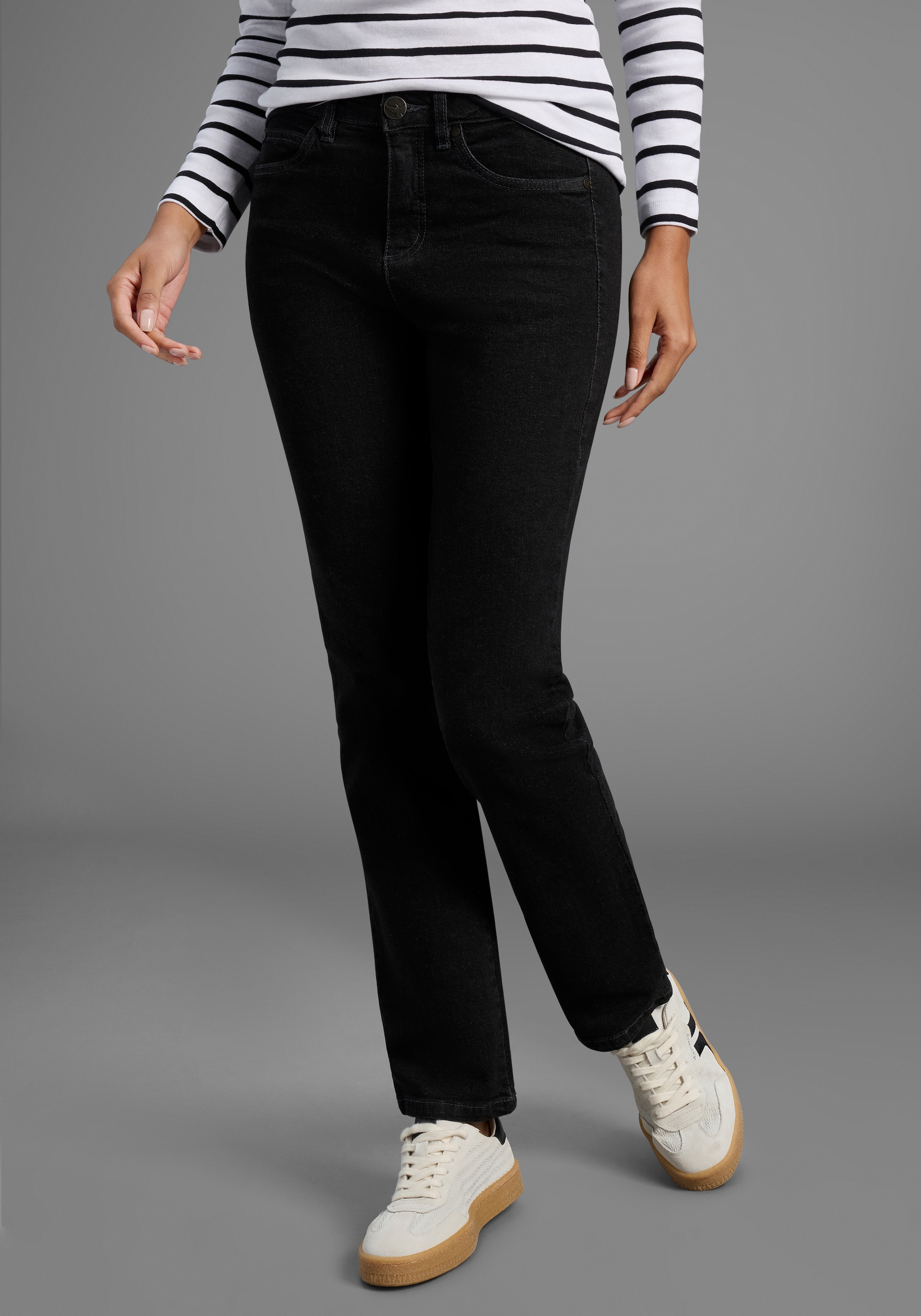 Arizona Gerade Jeans "Comfort-Fit" High Waist