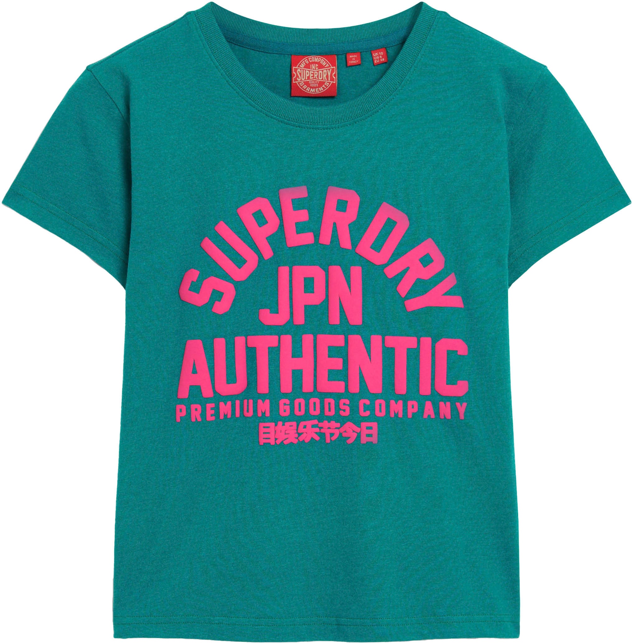 Superdry Print-Shirt »PUFF PRINT ARCHIVE FITTED TEE«