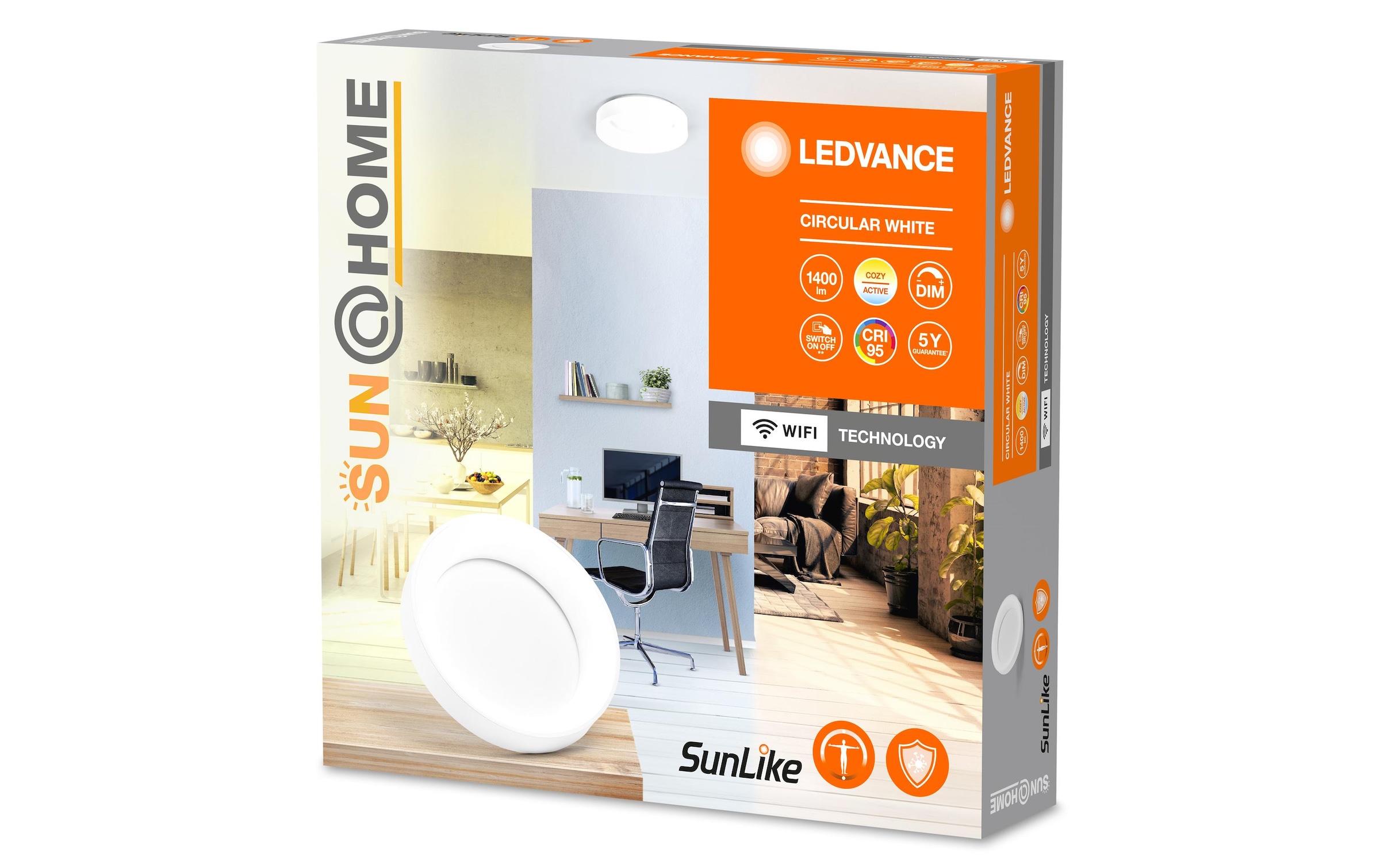 LED Deckenleuchte »SunHome Cir«, 1 flammig-flammig