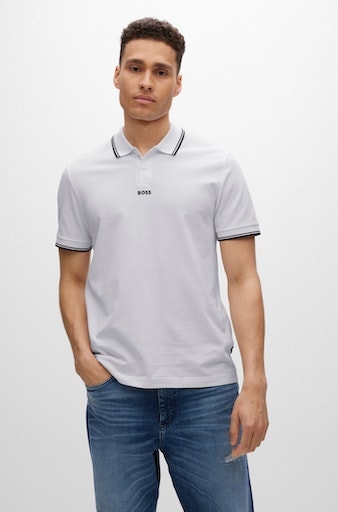 Logo ORANGE BOSS Poloshirt »PChup«, shoppen online mit gedrucktem | Jelmoli-Versand