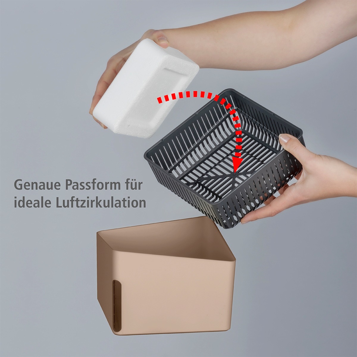 WENKO Luftentfeuchter »Cube«, für 80 m³ Räume, 1000 g