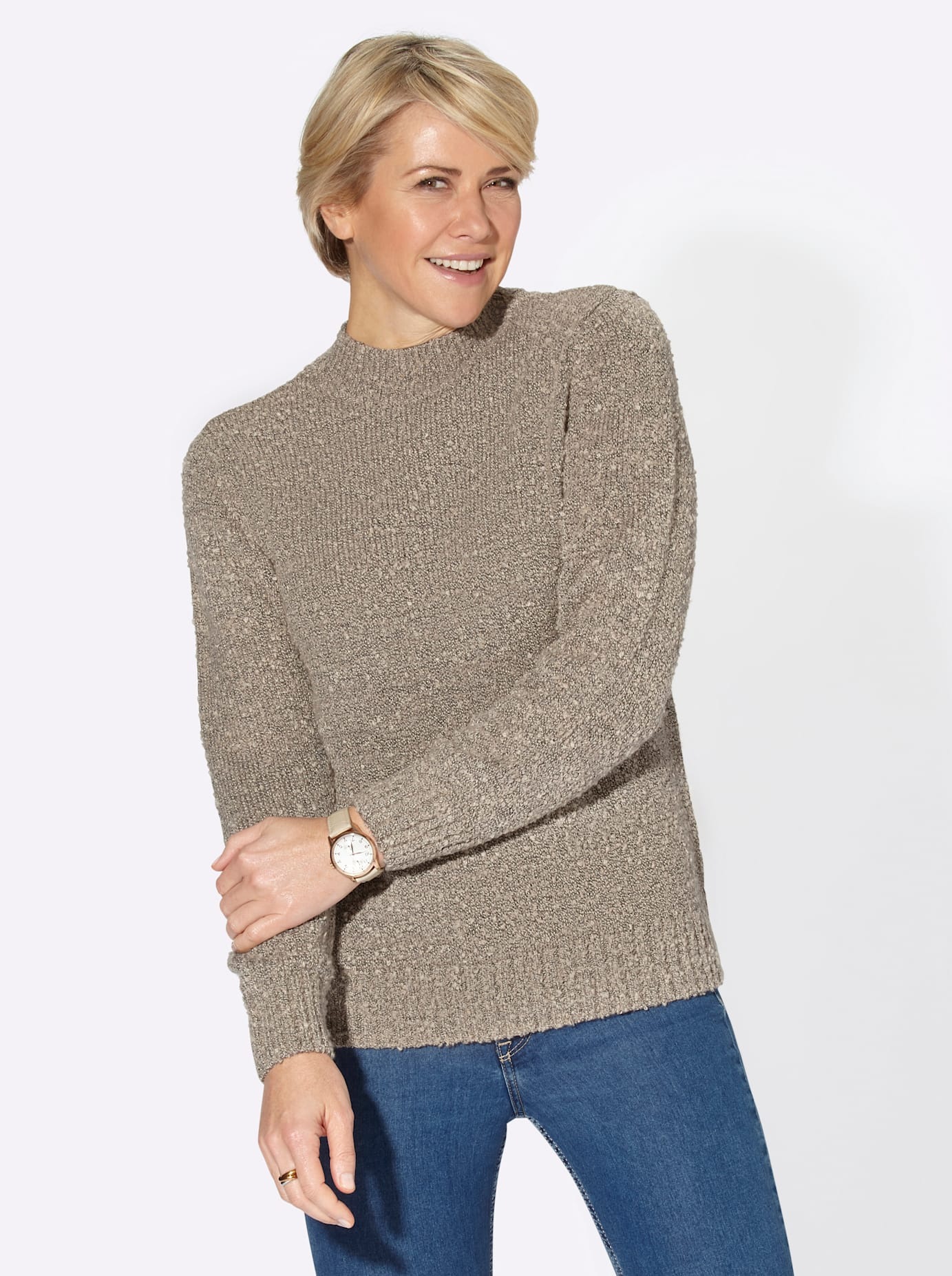 Classic Basics Stehkragenpullover »Pullover«
