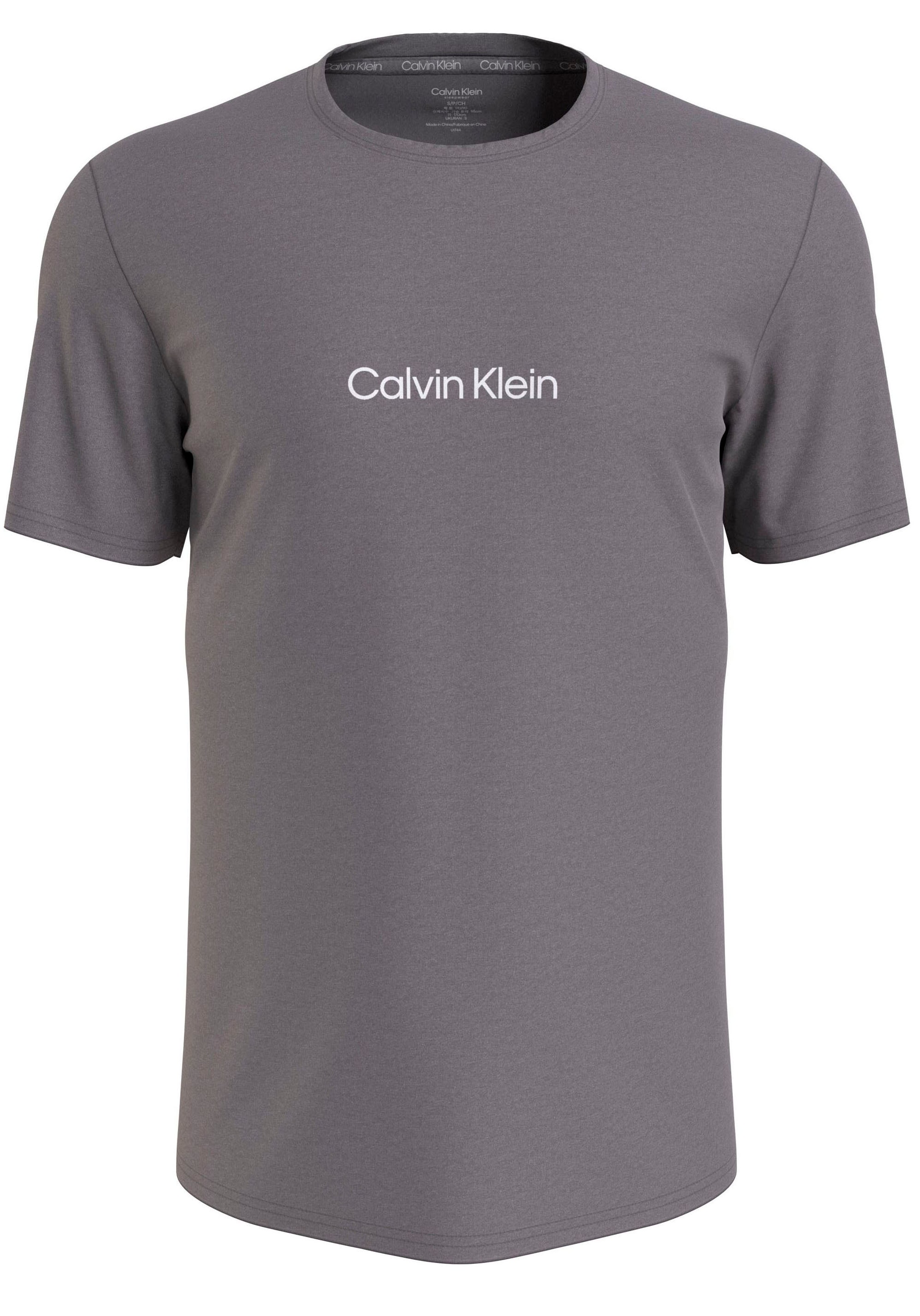 Calvin Klein T-Shirt Brust online CREW »S/S bestellen auf Logodruck | NECK«, mit Jelmoli-Versand der