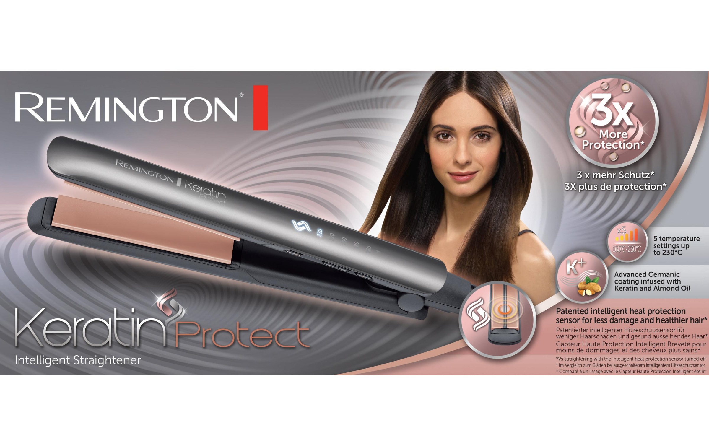 Remington Glätteisen »S8598 Keratin Protect«