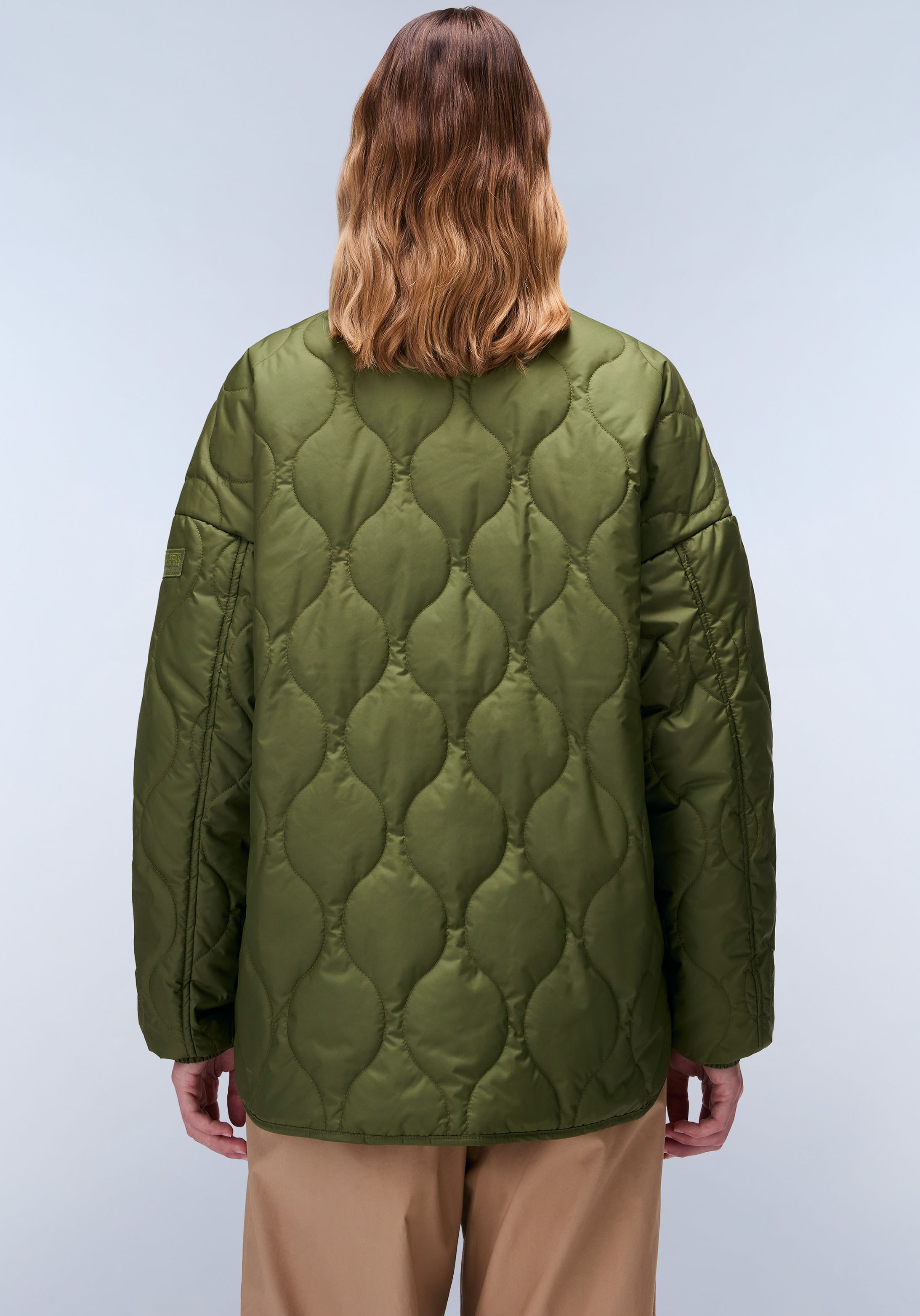 Napapijri Wendejacke »A-SECRET W SPHAGNUM G1V«, ohne Kapuze, Mit Rundhalsausschnitt