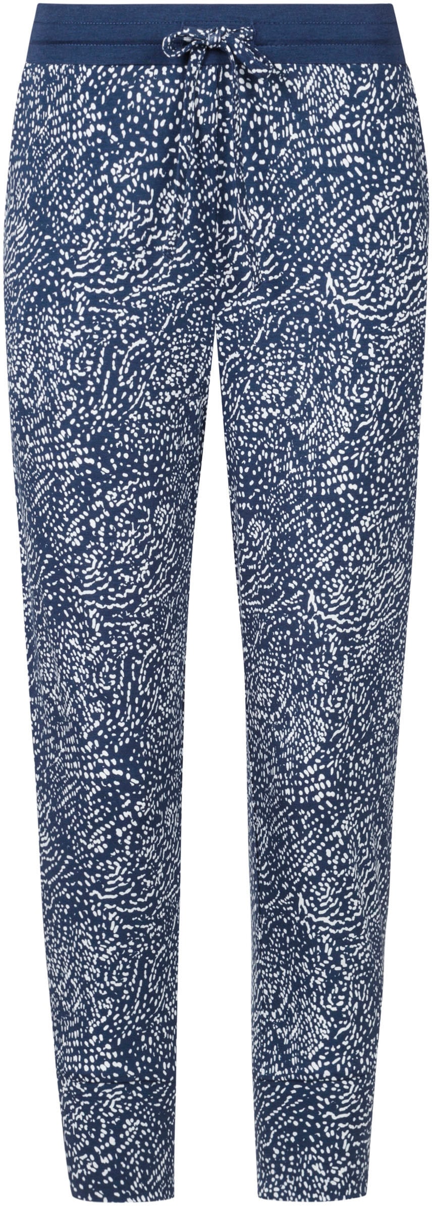 Mey Capri-Pyjama, (Set, 2 tlg.), mit gemusterter Hose und schlichtem Oberteil