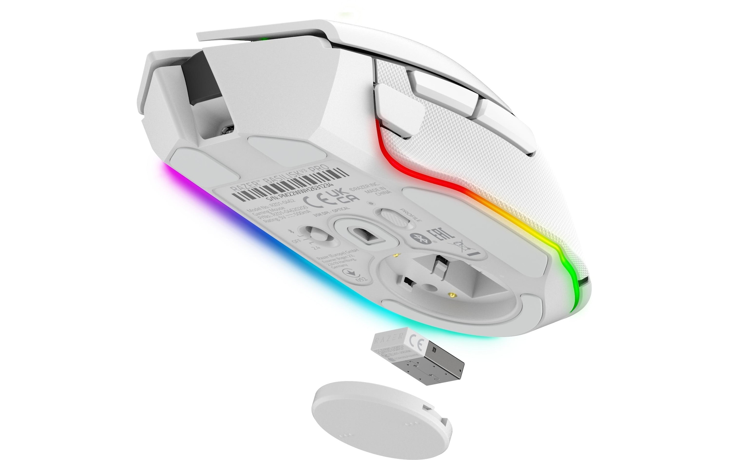 Gaming-Maus »Basilisk V3 Pro - white«, Bluetooth