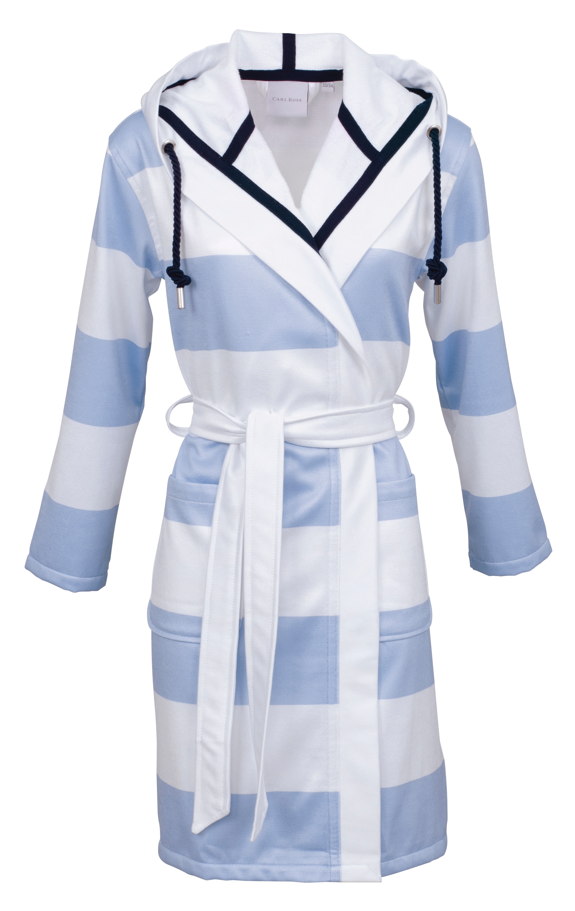 Carl Ross Damenbademantel "wash&wear" 1 Stk. Kapuze