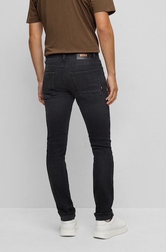 BOSS ORANGE BC-L-P«, shoppen Leder-Badge »Delaware mit Jelmoli-Versand online Slim-fit-Jeans |