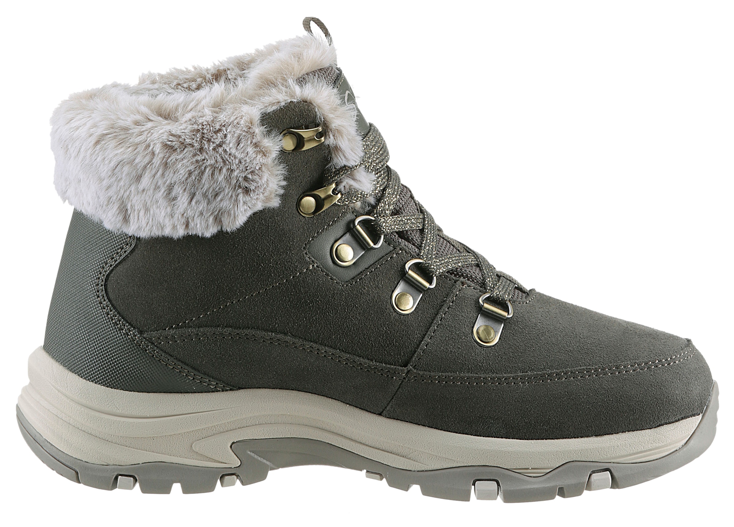 Skechers Winterboots »TREGO«, Chunky Boots, Freizeitschuh, Winterstiefel mit Plateausohle