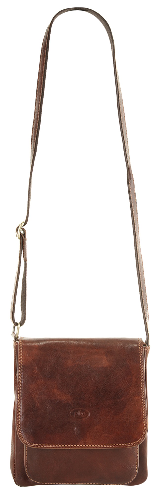Piké Umhängetasche, echt Leder, Made in Italy