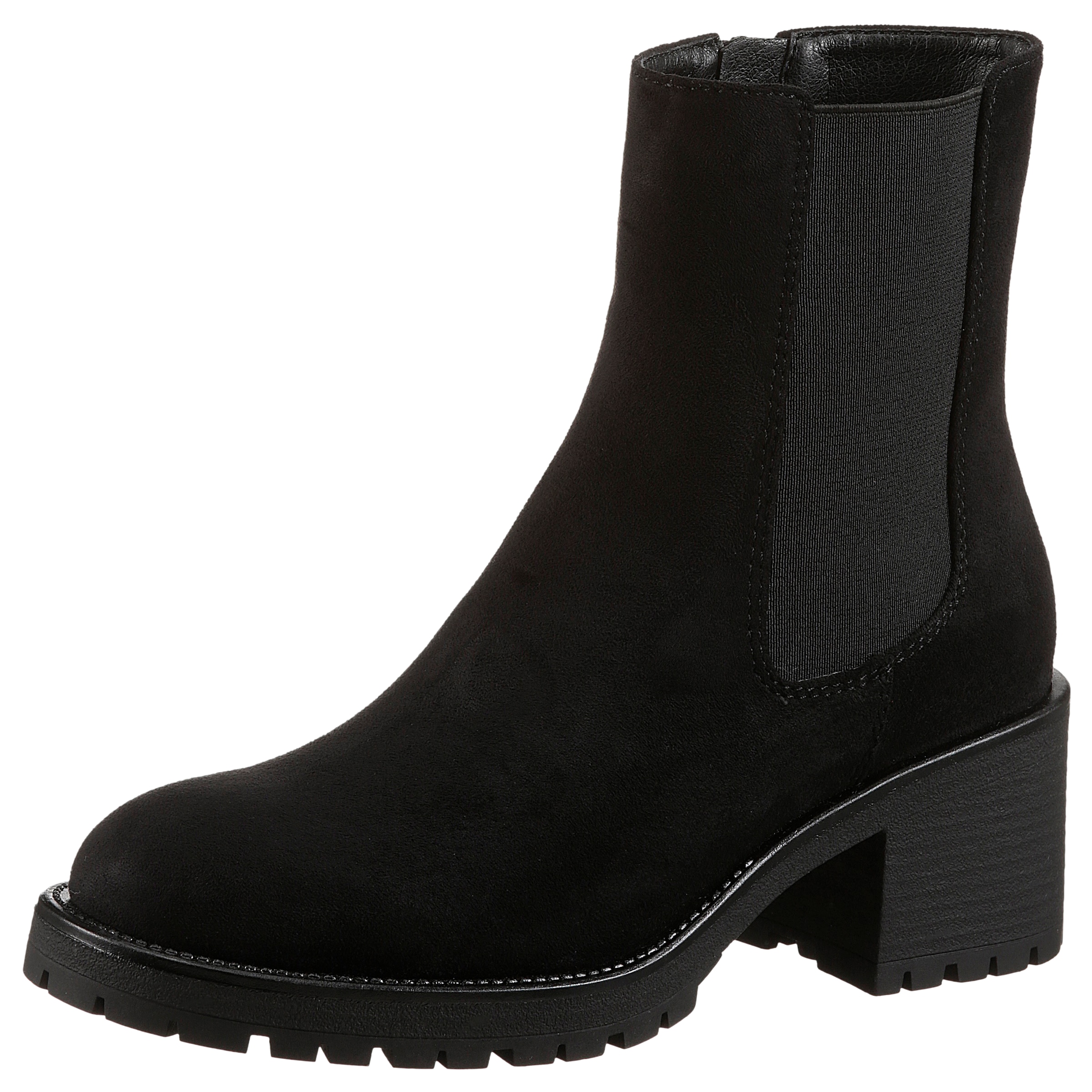 Aniston SHOES Chelseaboots, Stiefelette mit Reissverschluss und Stretcheinsatz - NEUE KOLLEKTION