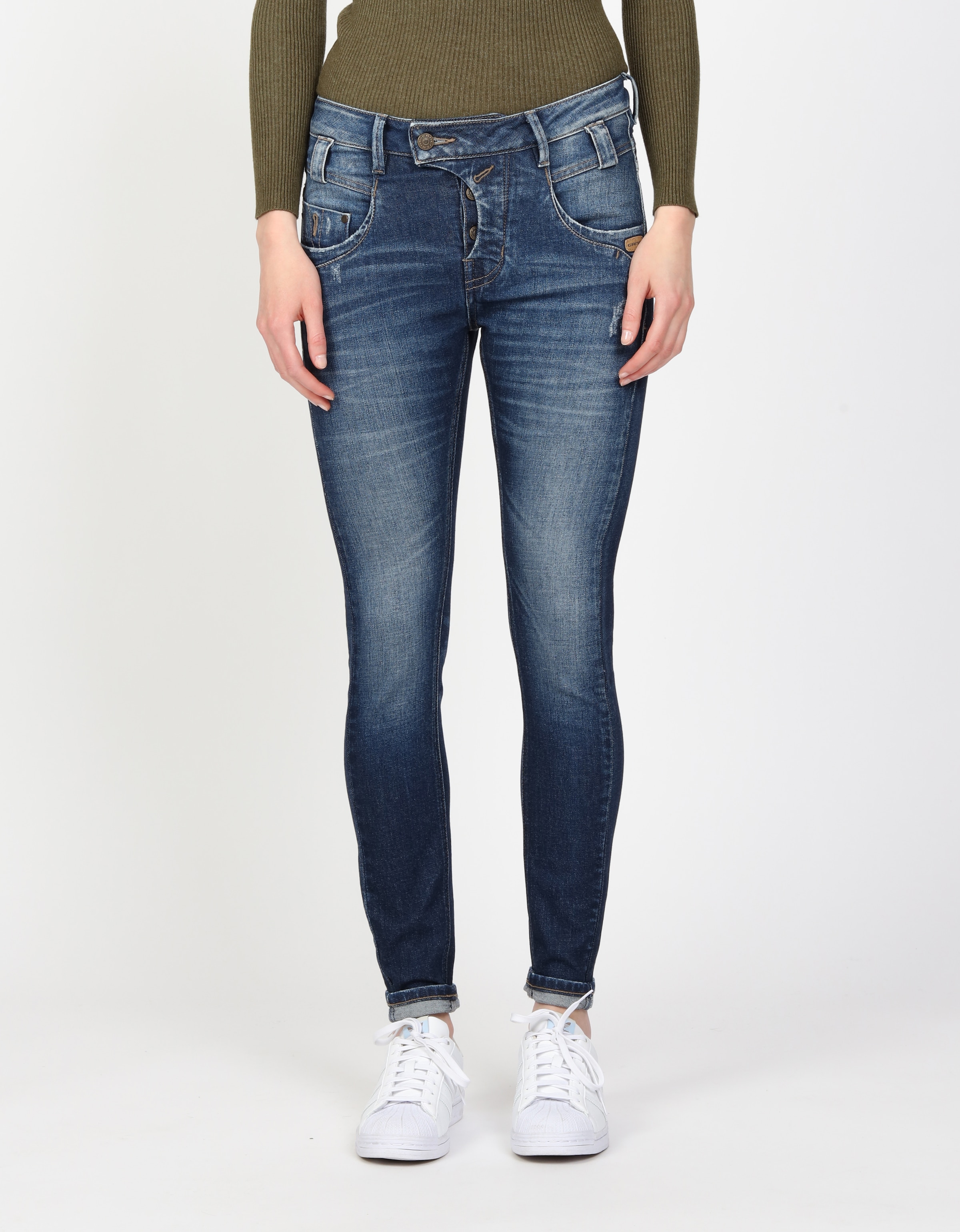 GANG Slim-fit-Jeans »94MARGE«, mit besonderem 4-Knopf-Verschluss