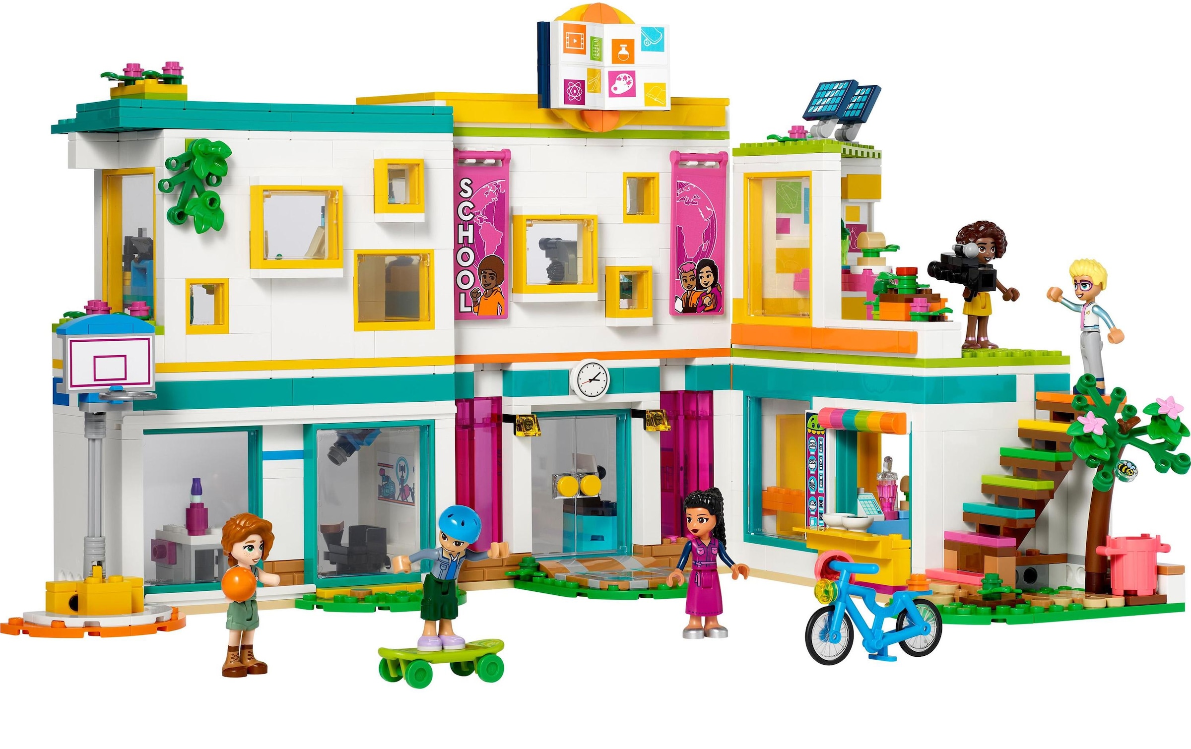 LEGO® Konstruktionsspielsteine »Internationale Schule«, (985 St.)