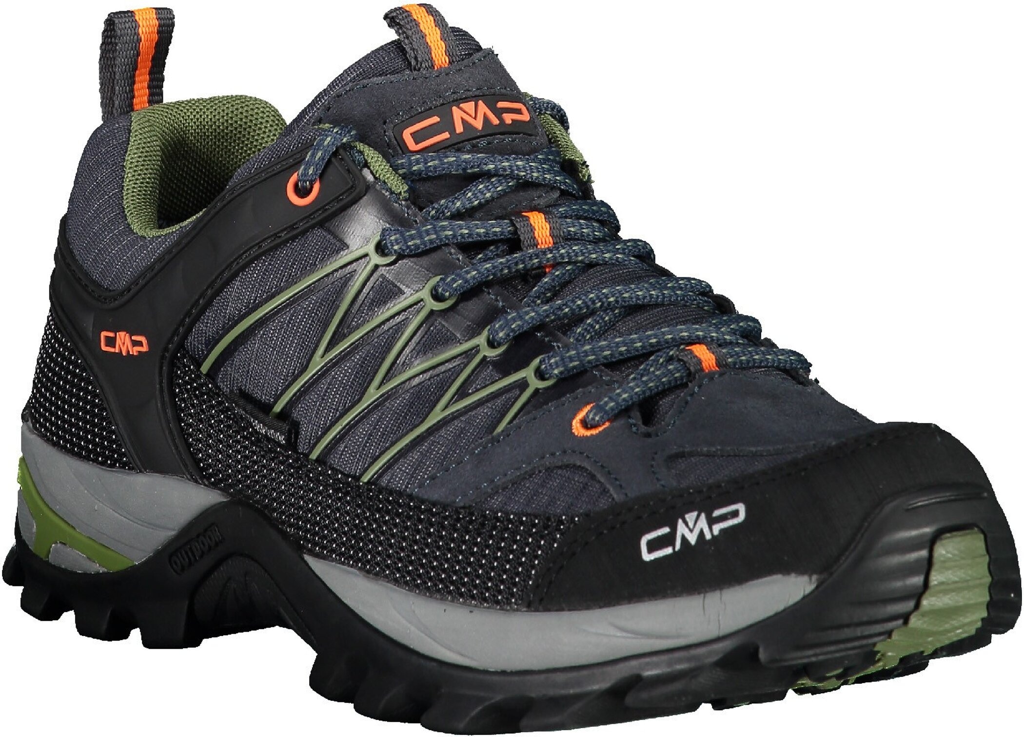 Cmp Anthra, Grün Wanderschuh "Rigel Low Waterproof" Wasserdicht