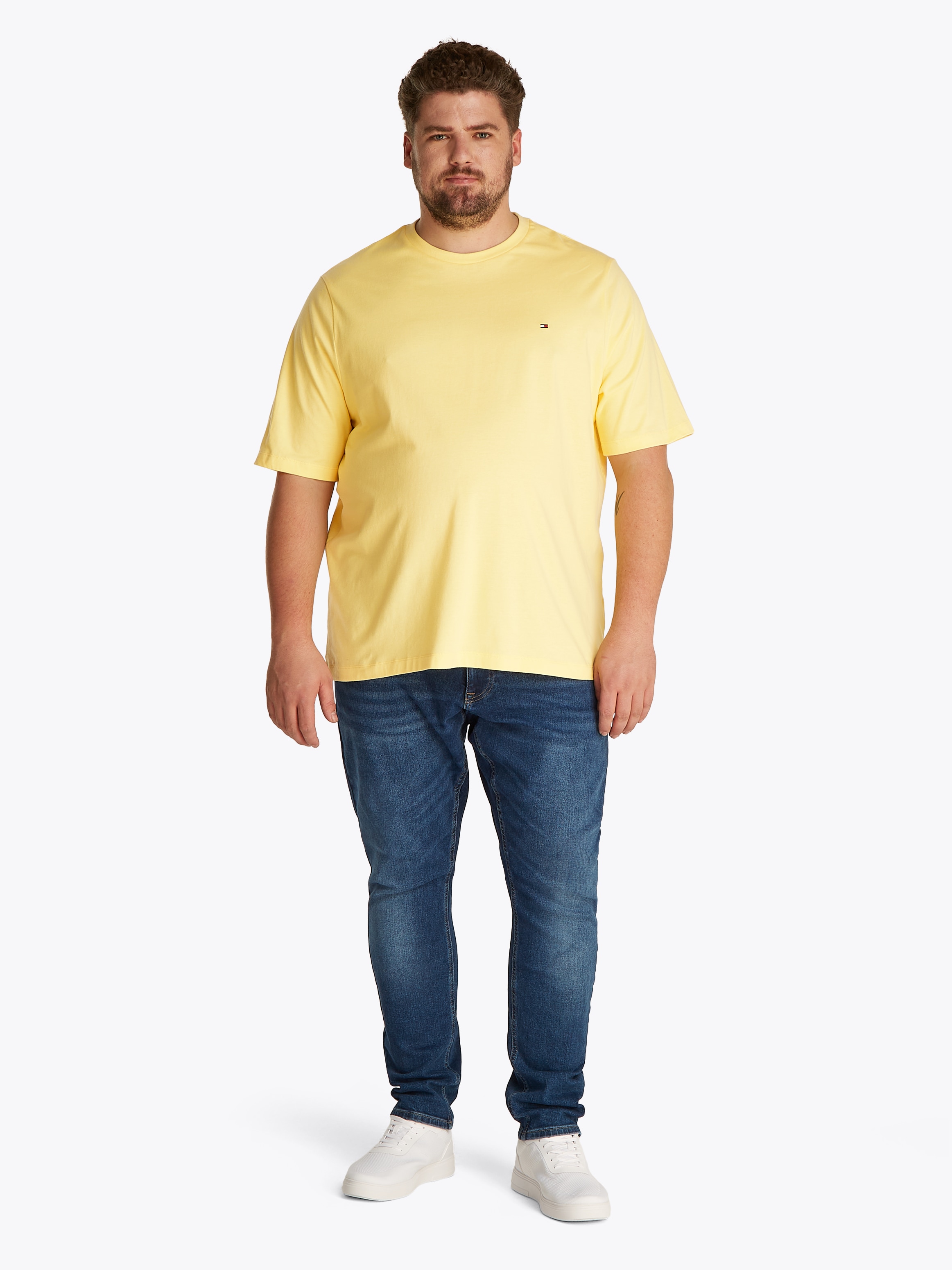 Tommy Hilfiger Big & Tall T-Shirt »BT-ESSENTIAL REG FIT SOLID TEE-B«, Grosse Grössen