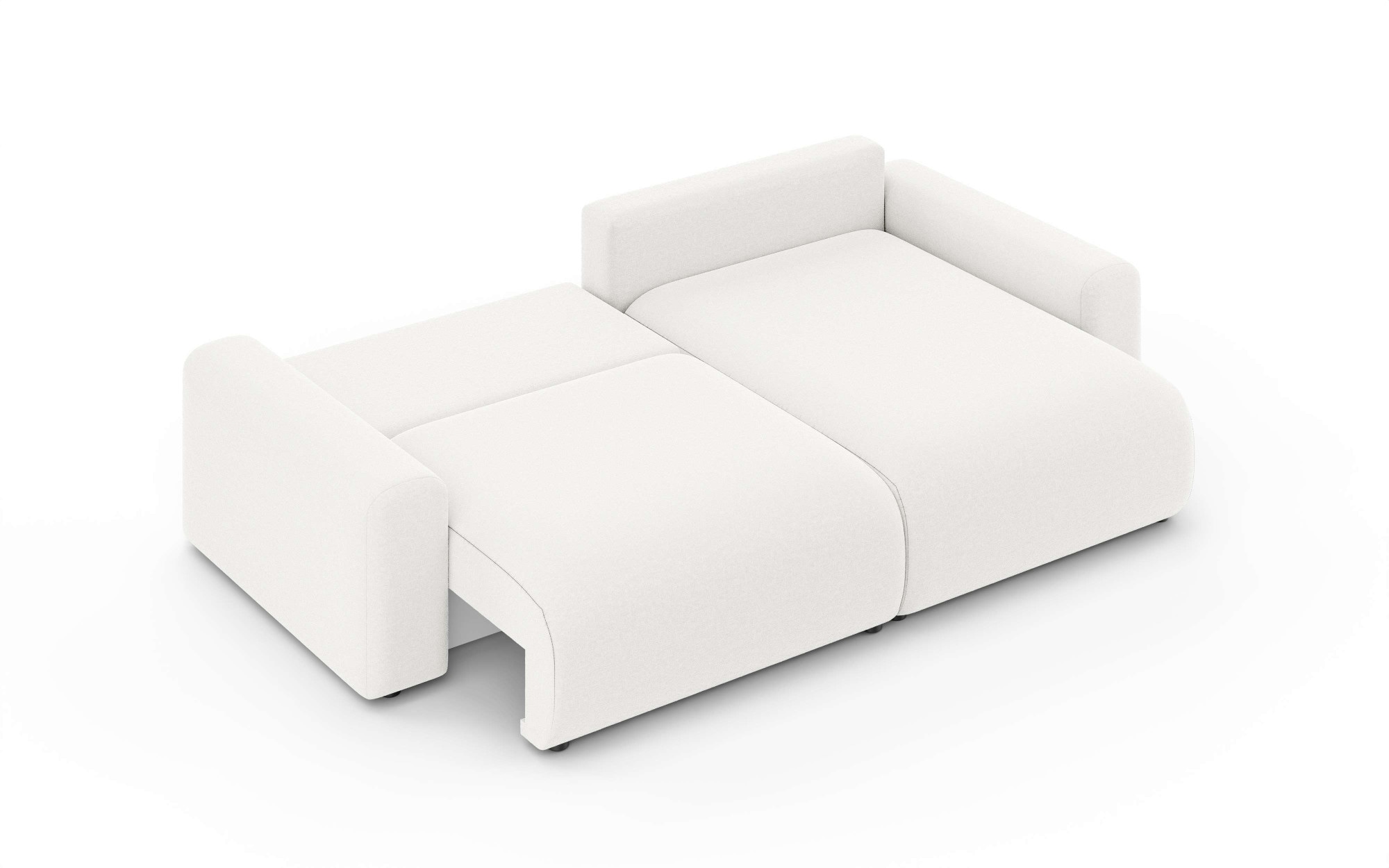 Home affaire Ecksofa »LAKESIDE klein mit Bettfunktion und Bettkasten, B/T/H 235/142/84 cm«, L-Form, Recamiere beidseitig montierbar, mit Wellenunterfederung