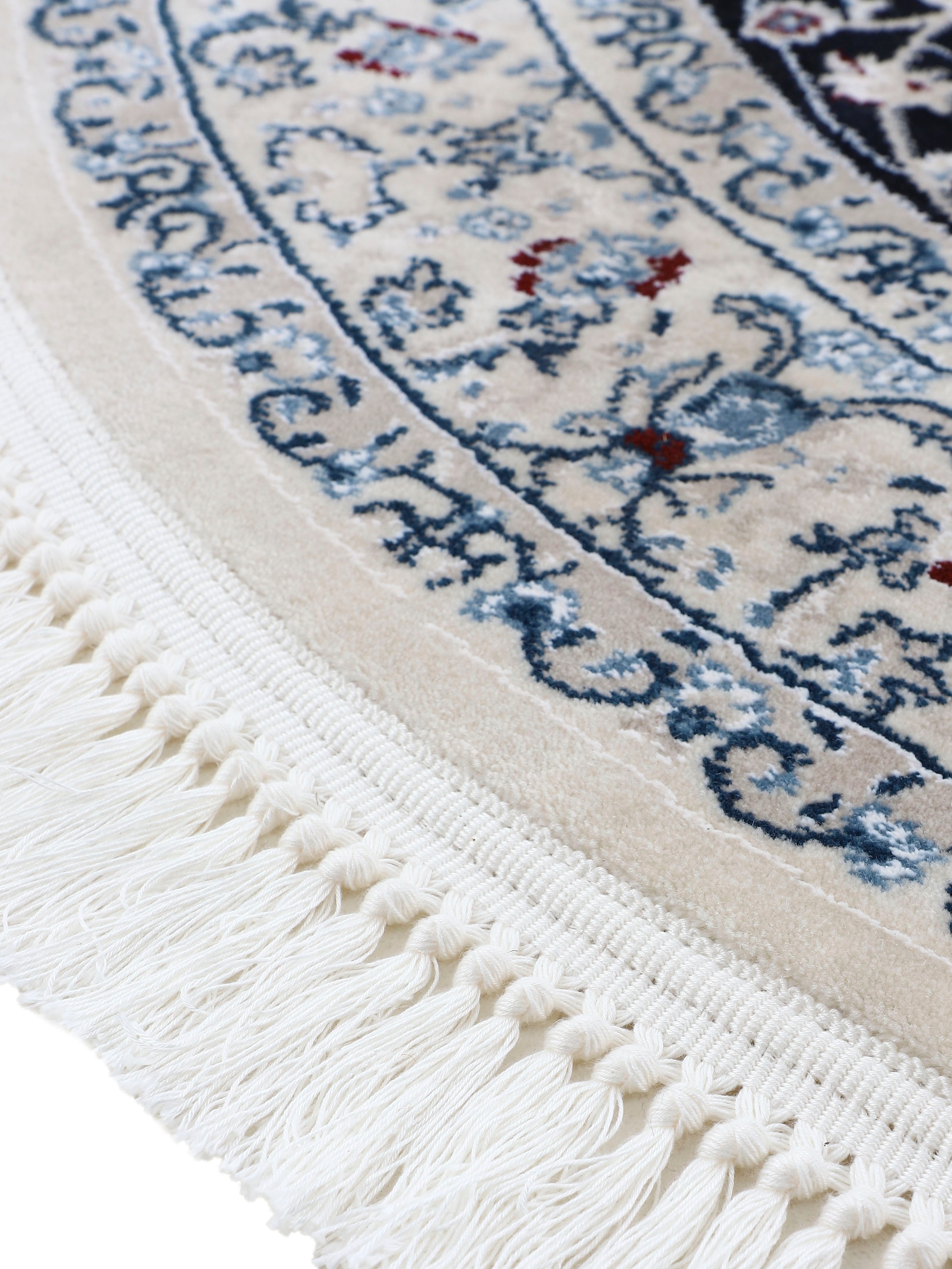 carpetfine Teppich »Nain Diane«, rund, 8 mm Höhe, Kurzflorteppich, Orient Look