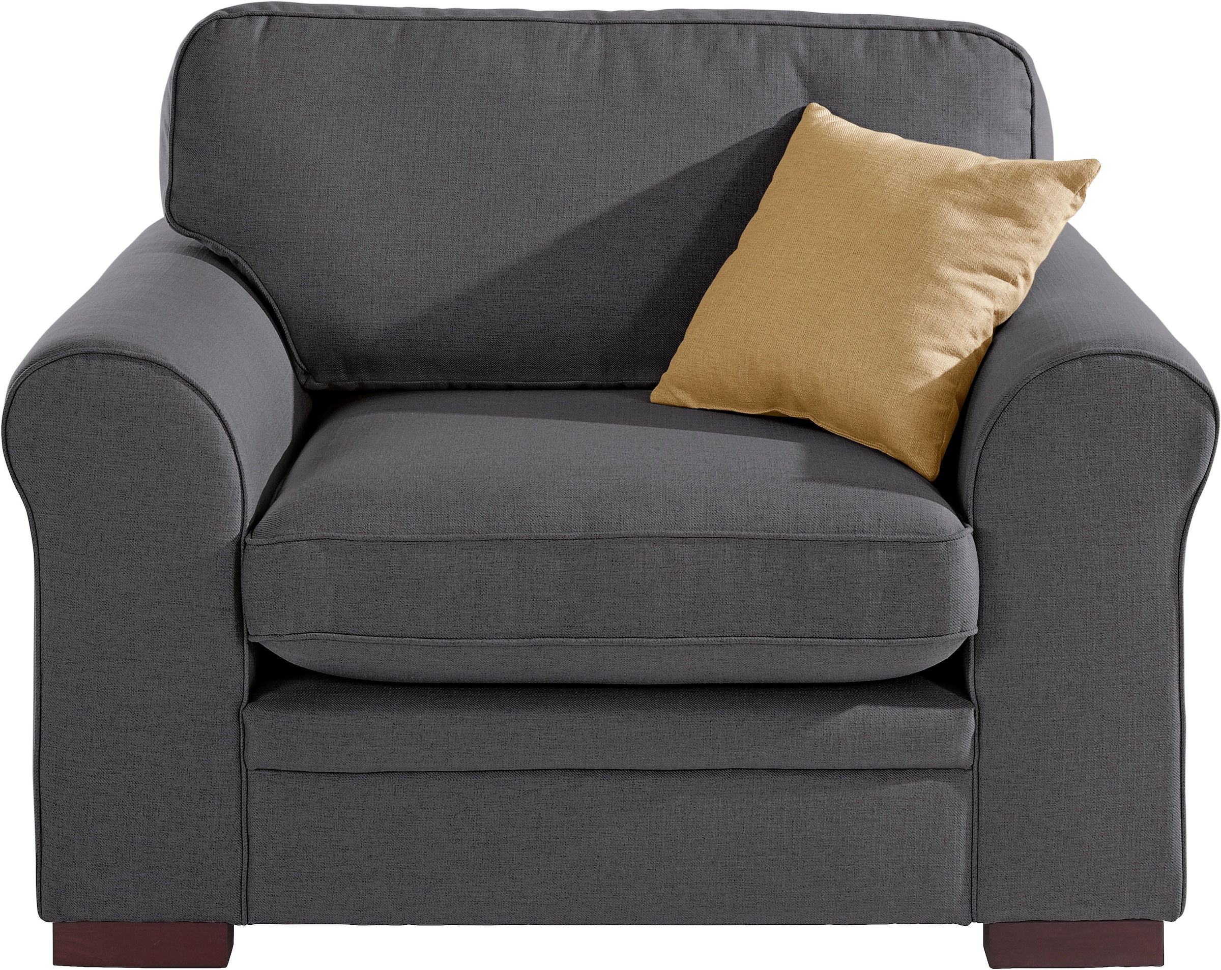 Home affaire Sessel "Broughton" weiche Polsterung, passend zur Serie "Broughton", in 3 Bezugsarten