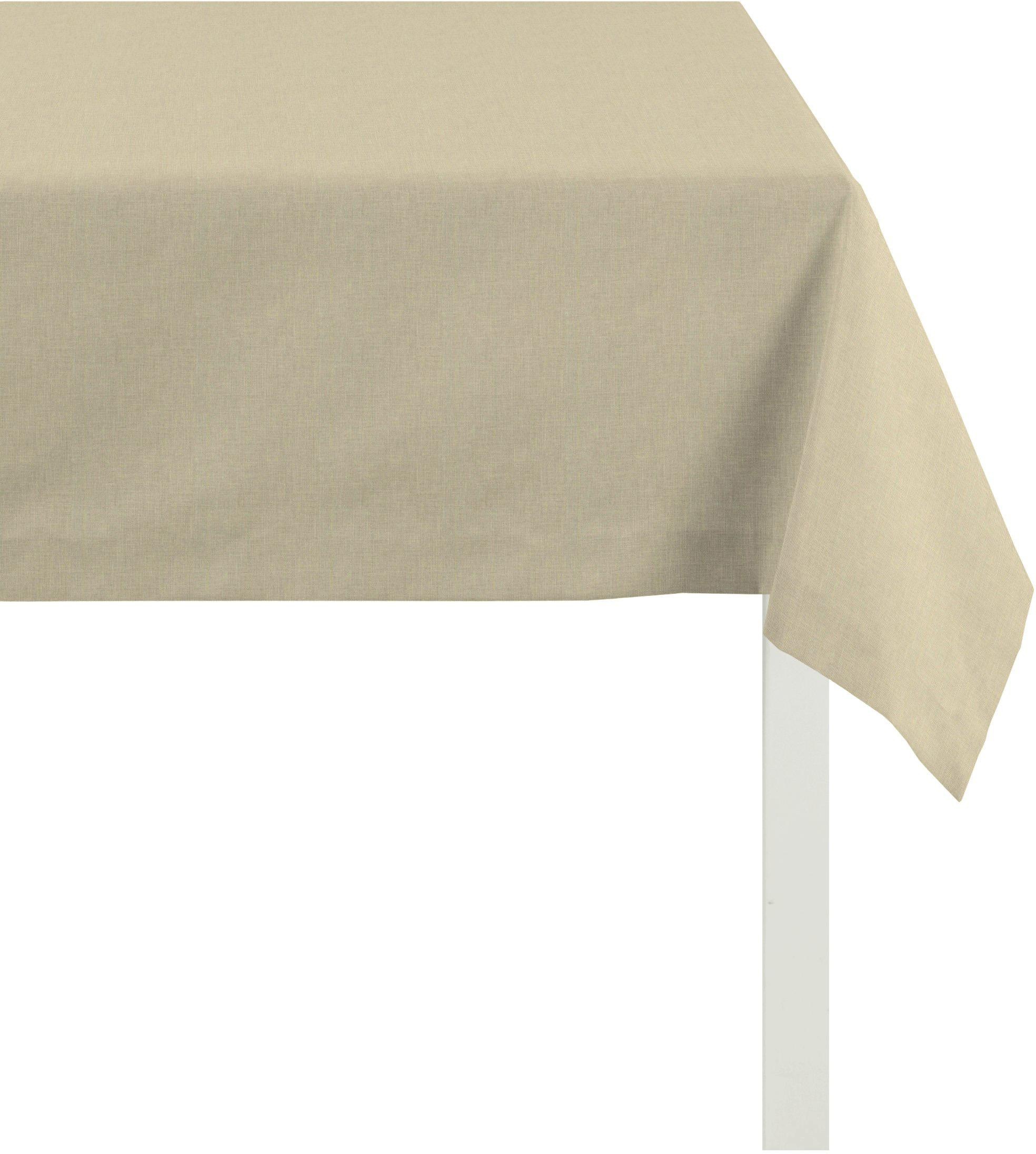 APELT Tischdecke "ALASKA, LOFT STYLE, Rips Uni"