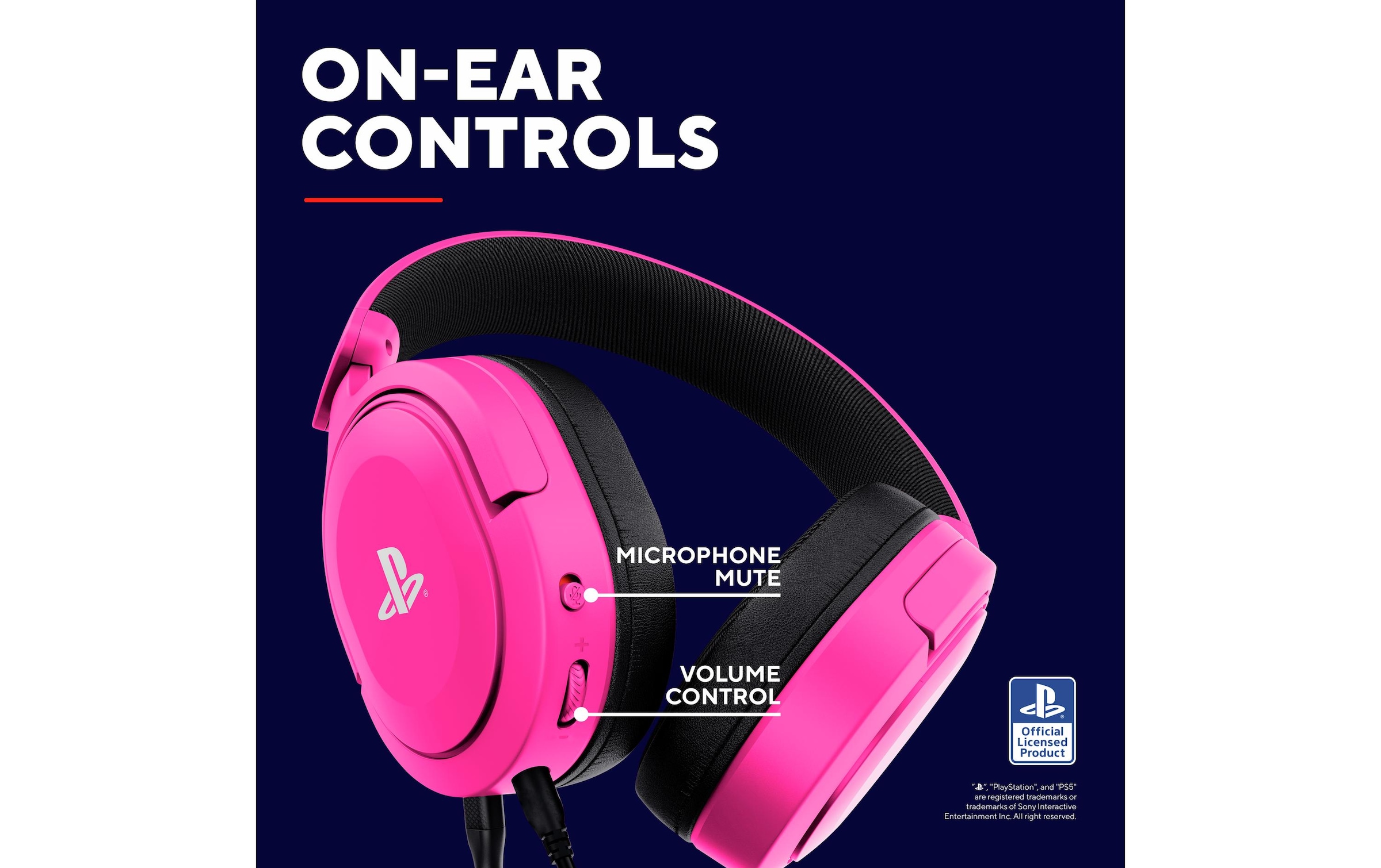 Trust PC-Headset »GXT498P Forta Pink/Schwarz«