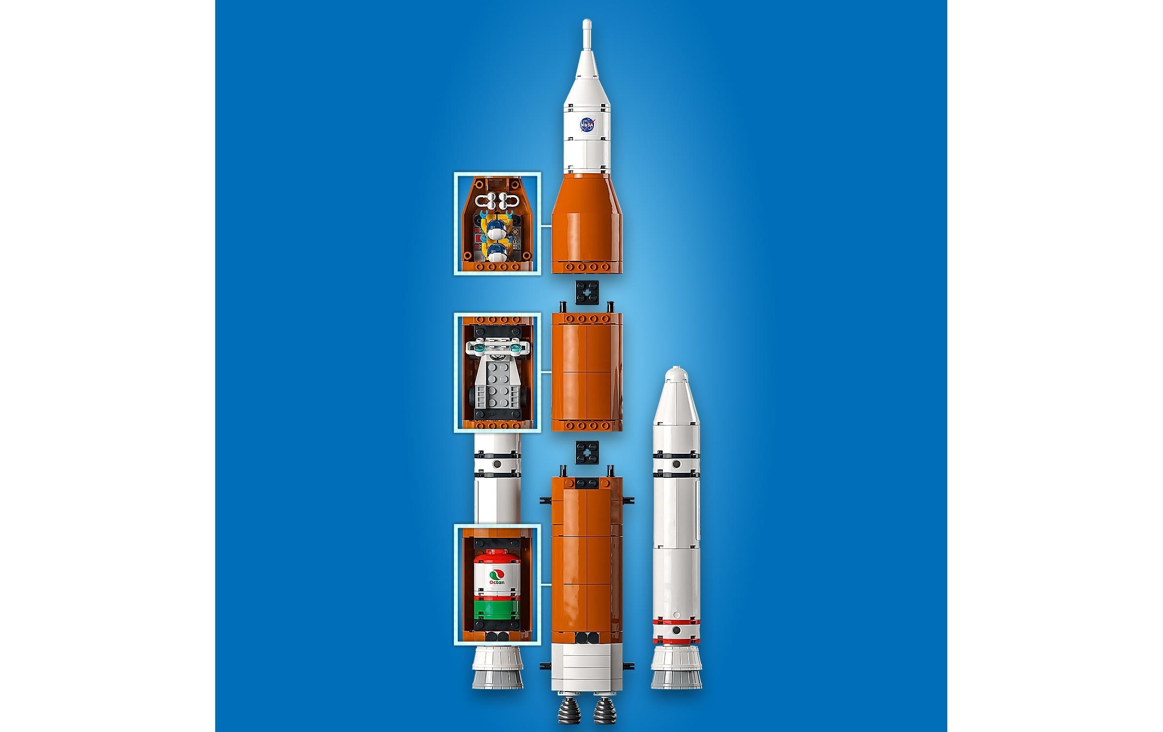 LEGO® Spielbausteine »Raumfahrtzentrum 60351«, (1010 St.)