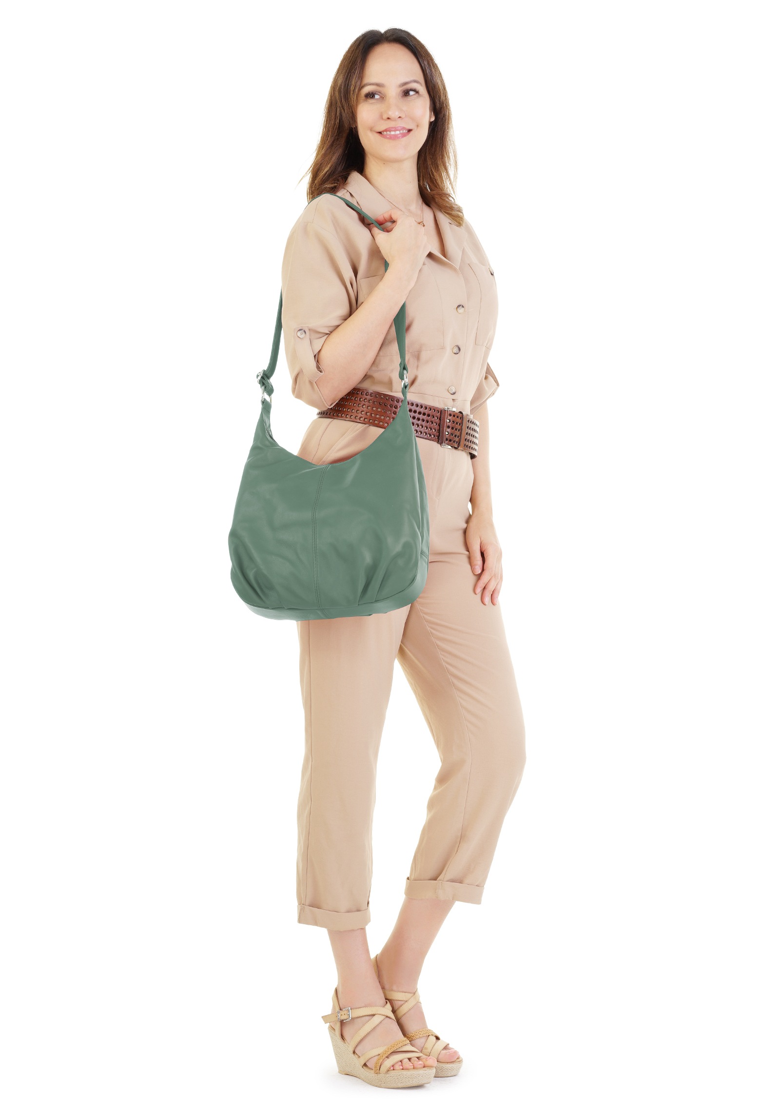 Cluty Shopper "CLUTY Damen echt Leder, Made in Italy" echt Leder, Made in Italy