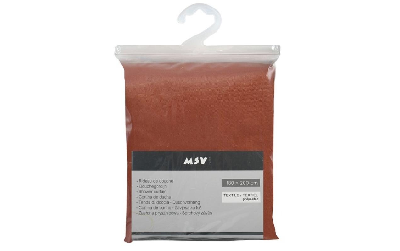 MSV Duschvorhang »MSV Uni, Terracotta«