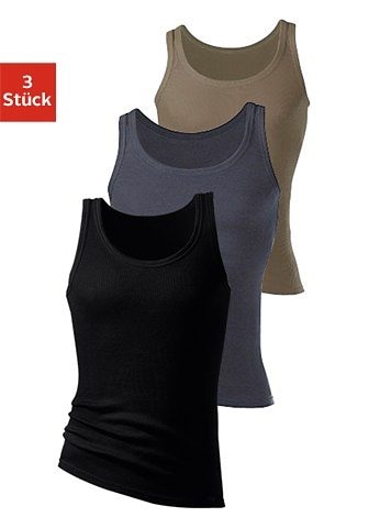 H.I.S Tanktop »Feinripp«, (Packung, 3 tlg.), ohne Seitennähte online kaufen  | Jelmoli-Versand