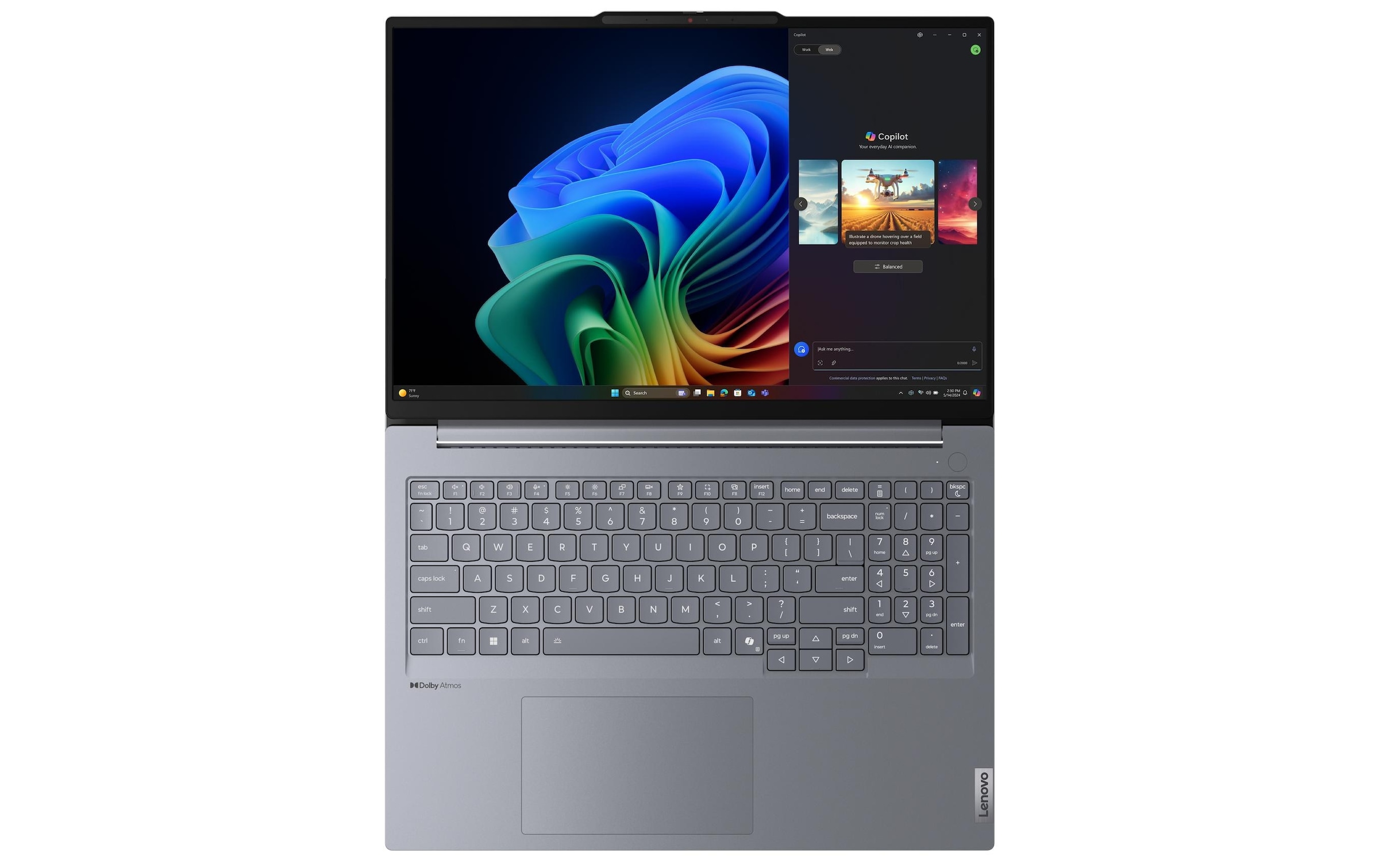 Lenovo Notebook »16 Gen. 7 QOY«, 40,48 cm, / 16 Zoll, Qualcomm, Snapdragon X Plus, Adreno