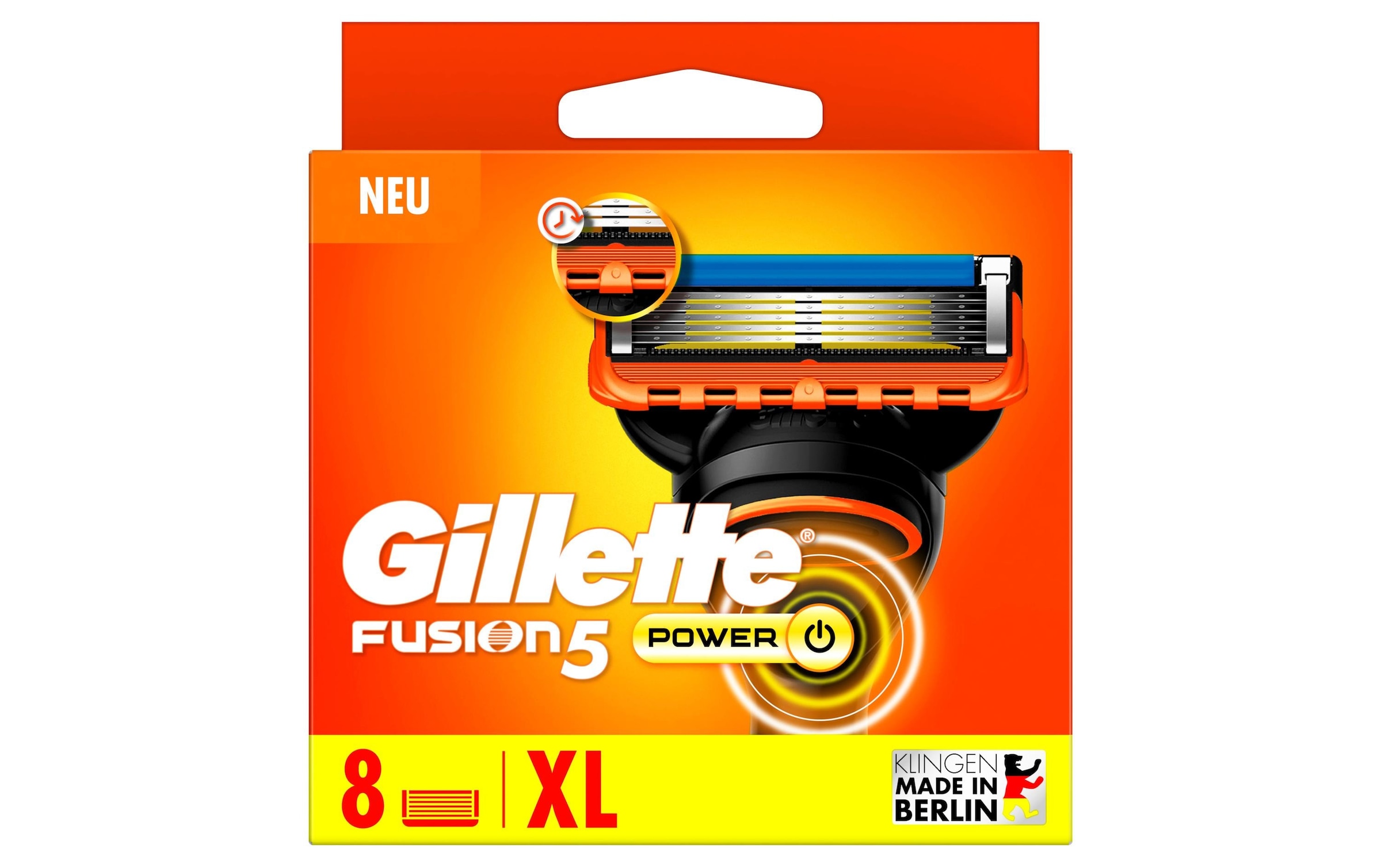 Rasierklingen »Fusion5 Power 8 Stück«, (8 tlg.)