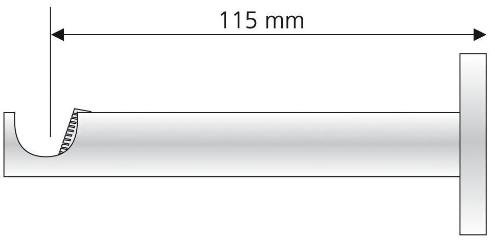 Liedeco Träger, (1 St.), für Gardinenstangen Ø 16 mm