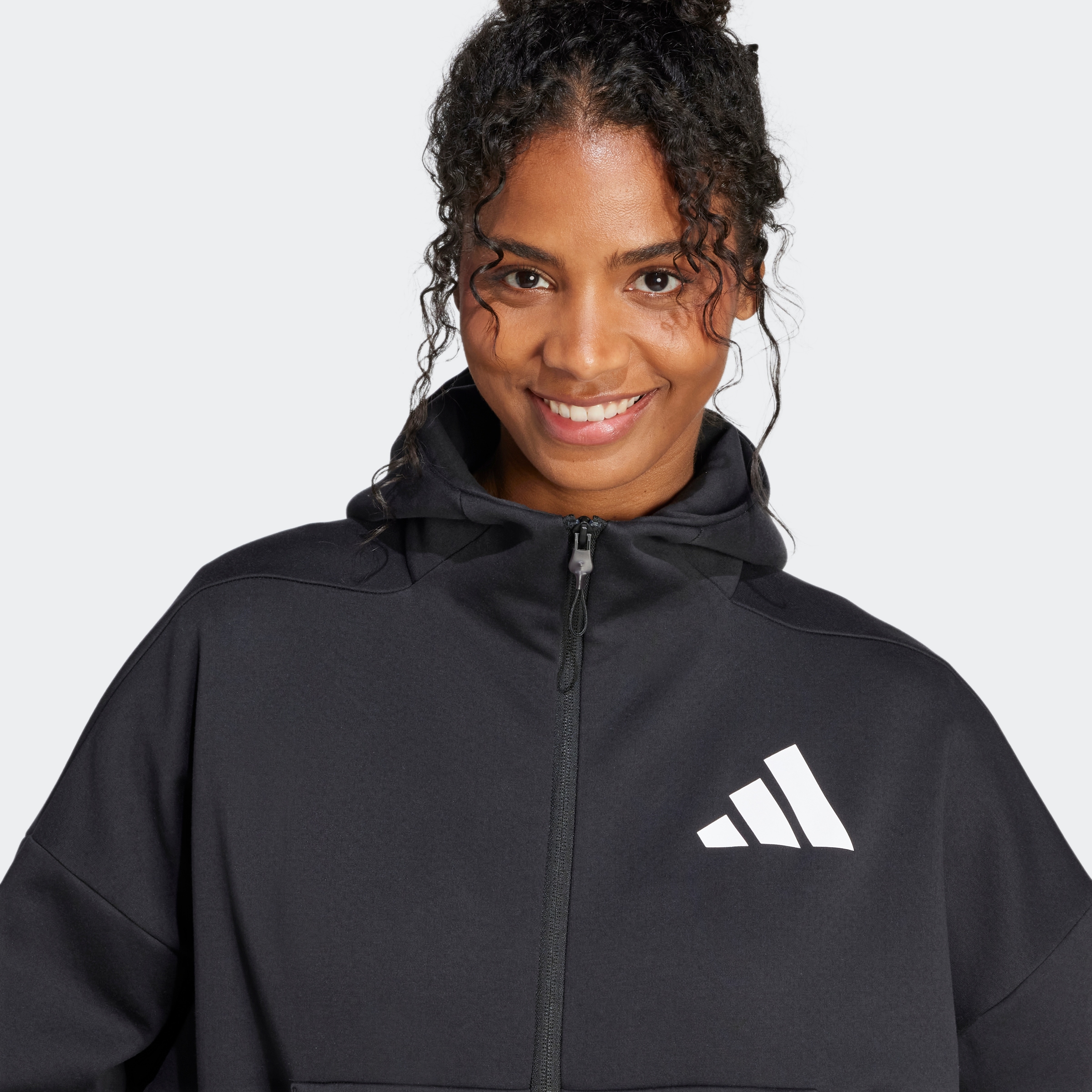 adidas Sportswear Kapuzensweatshirt »W Z.N.E. FZ«