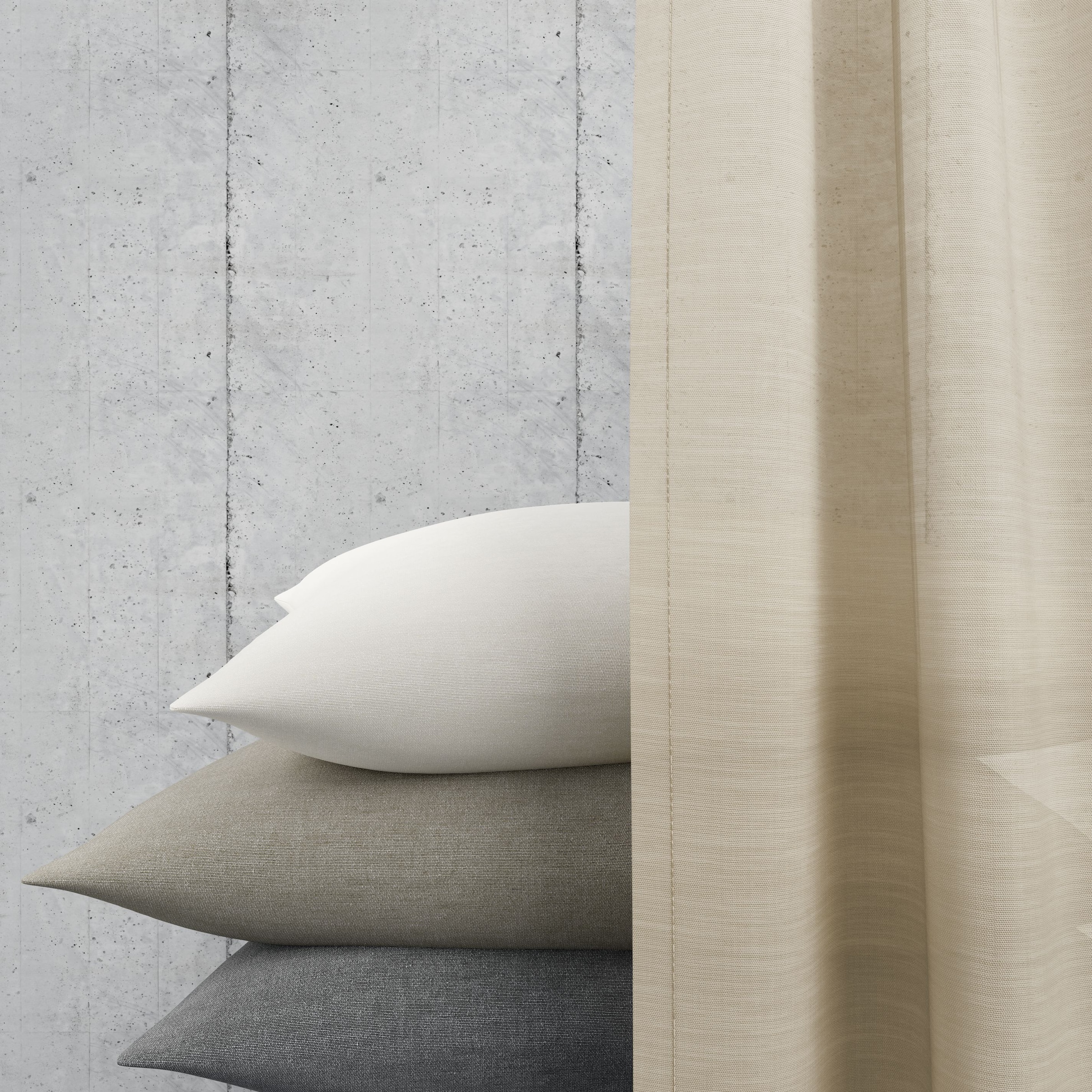 Neutex for you! Vorhang »Allure«, (1 St.), HxB: 245x140, Ösenschal mit Metallösen