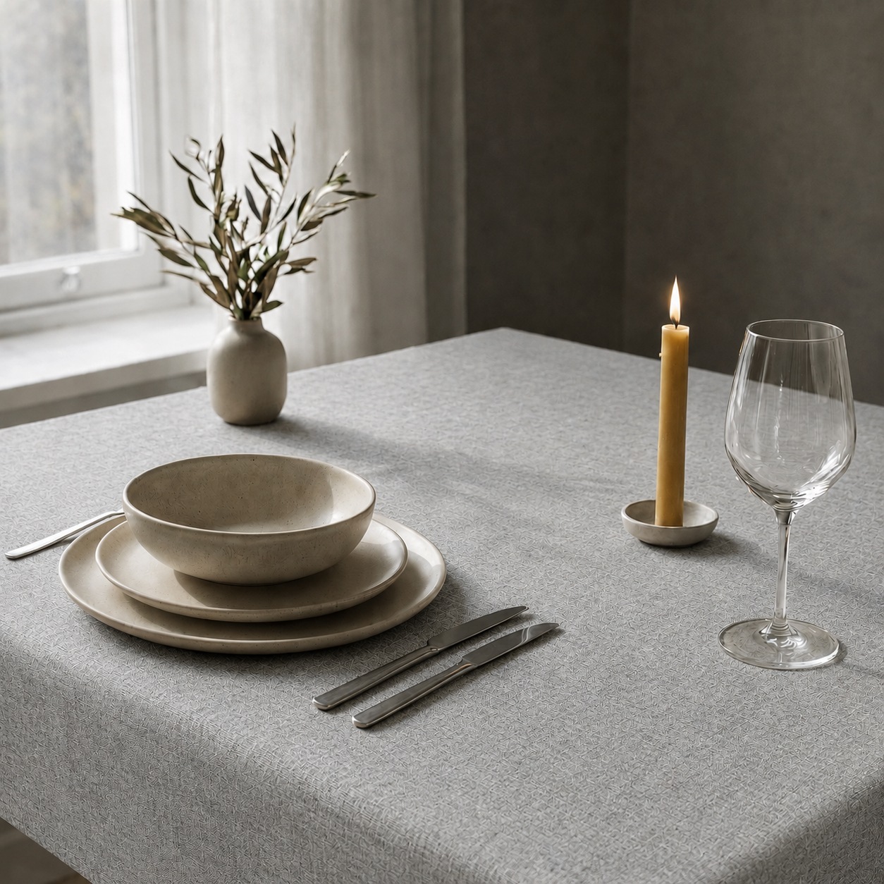 OTTO home Tischdecke "Meellon" unifarben, verschiedene Größen, Esszimmer, Wohnzimmer, Dekoration