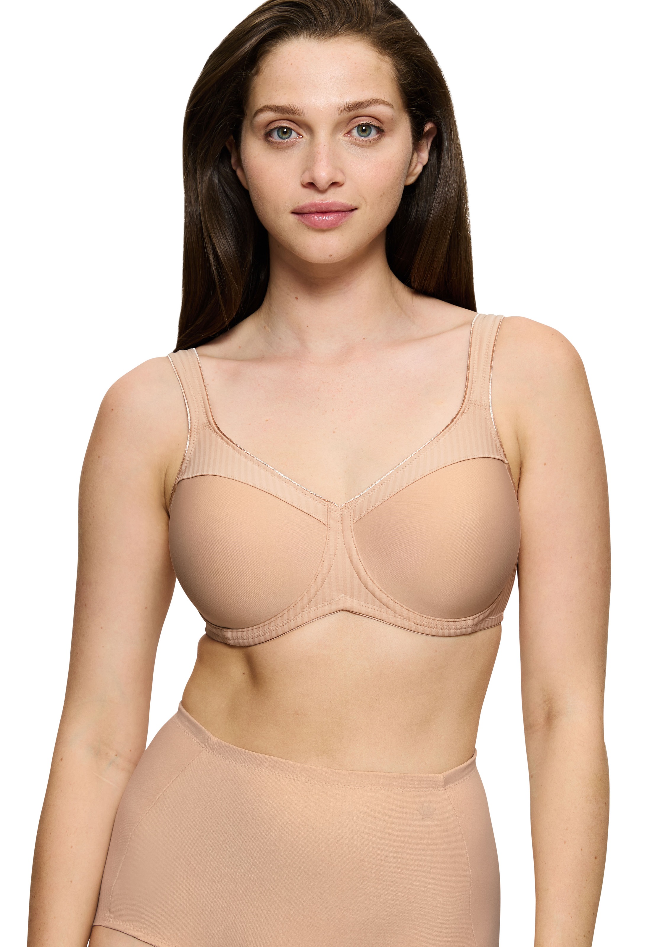 Triumph Minimizer-BH »Modern Soft+Cotton« verkleinert die Brust optisch um eine Cup-Grösse