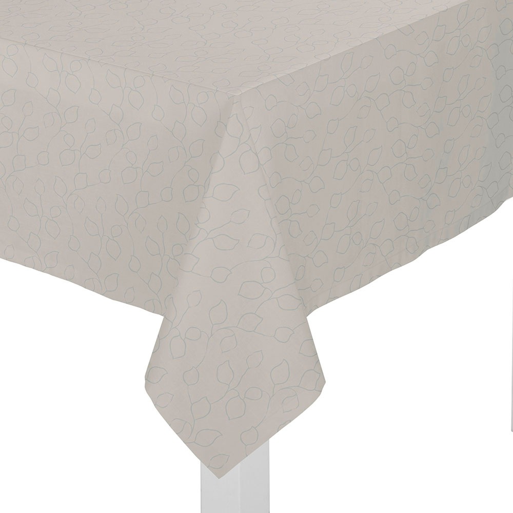 Wirth Tischdecke "Westport" Made in Germany, Jacquard Dekostoff, Blatt-Design, Pflegeleicht