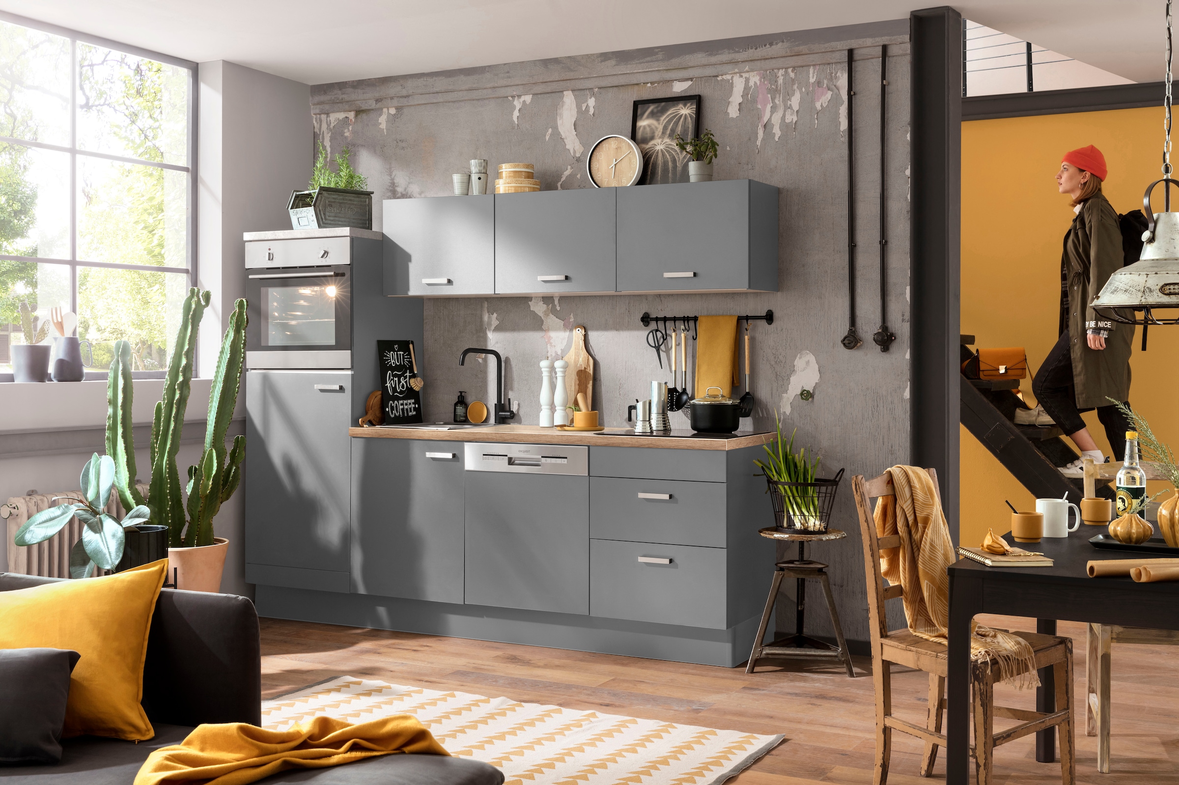 ohne cm Shop Breite OPTIFIT ❤ Küchenzeile im E-Geräte, »Parma«, Jelmoli-Online 240 kaufen