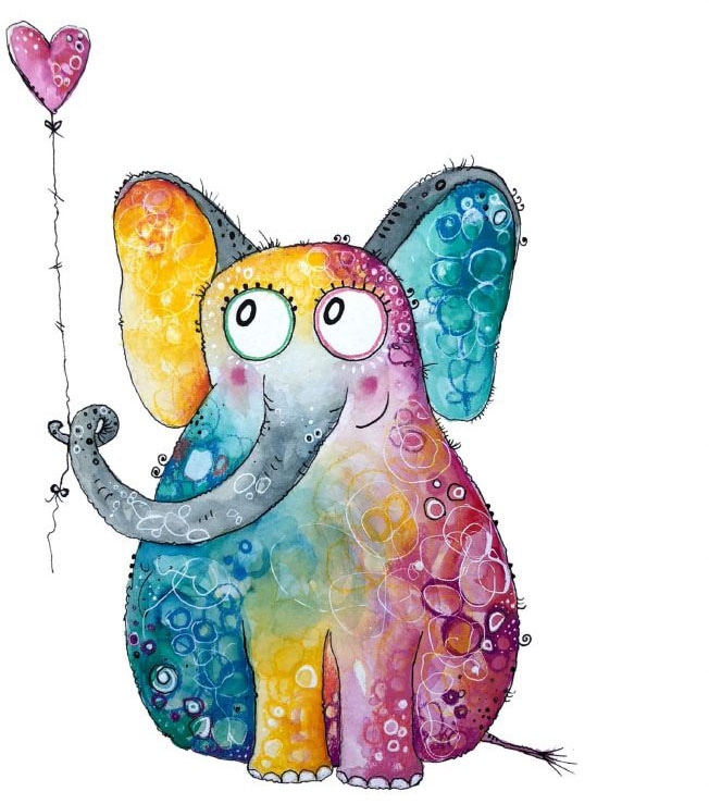Wall-Art Wandtattoo »Elefant mit Herz Luftballon«, (1 St.) online shoppen |  Jelmoli-Versand | Wandtattoos