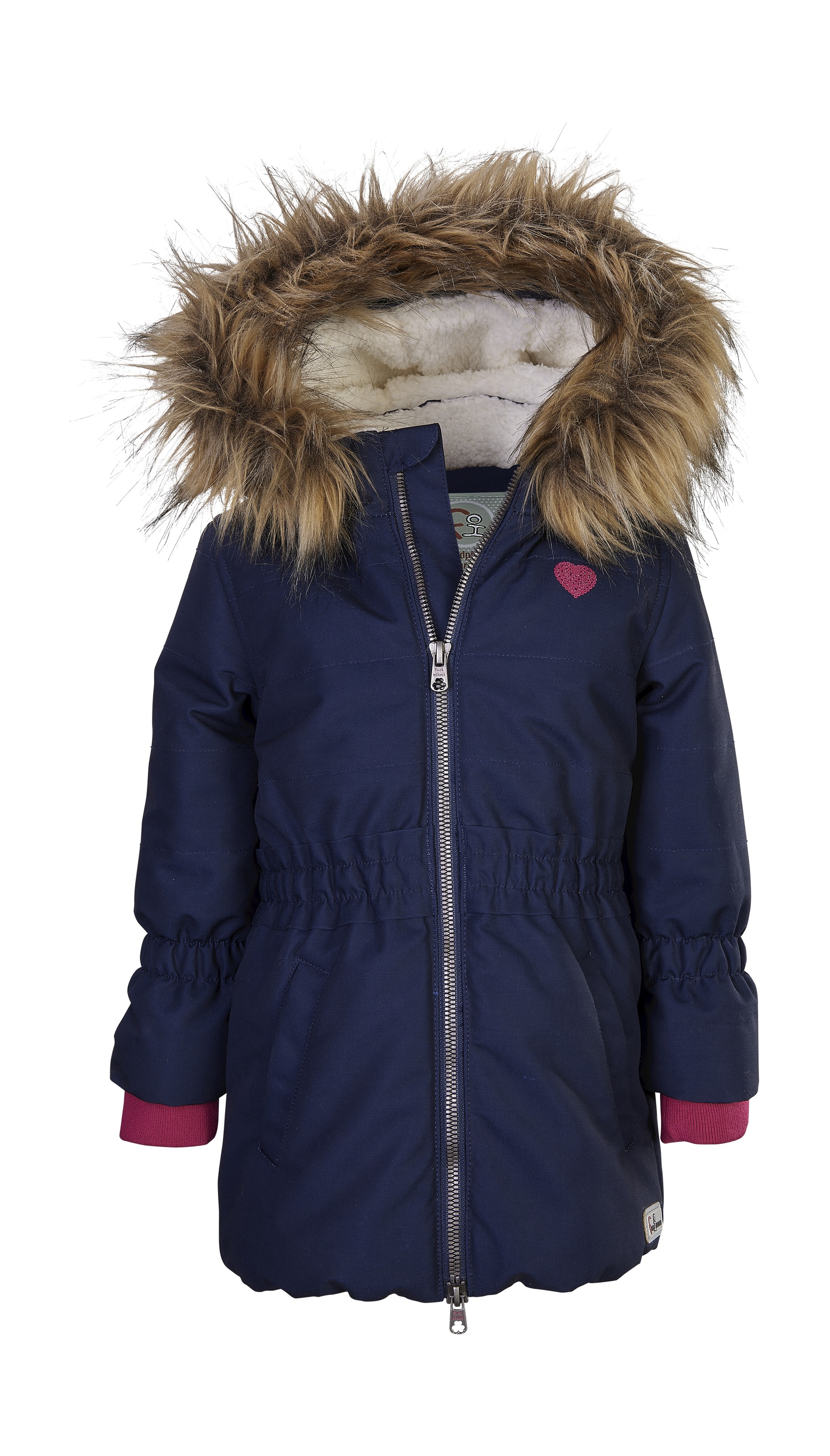 first instinct by killtec Steppmantel »FIW 18 MNS QLTD PRK« Wasser- und windabweisender Parka mit Teddyfell und abnehmbarer Kapuze