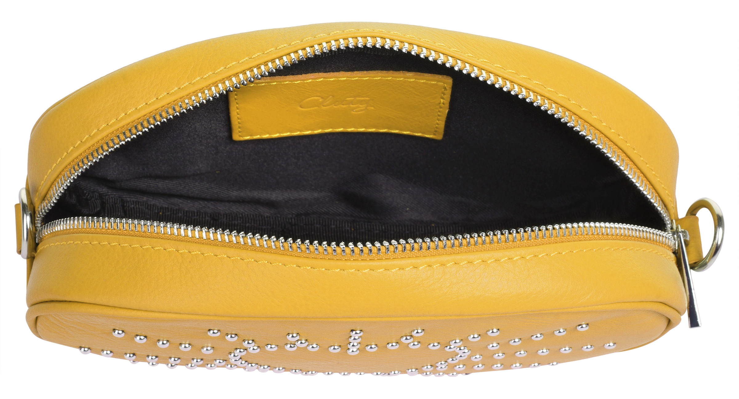 Cluty Gürteltasche, echt Leder, Made in Italy