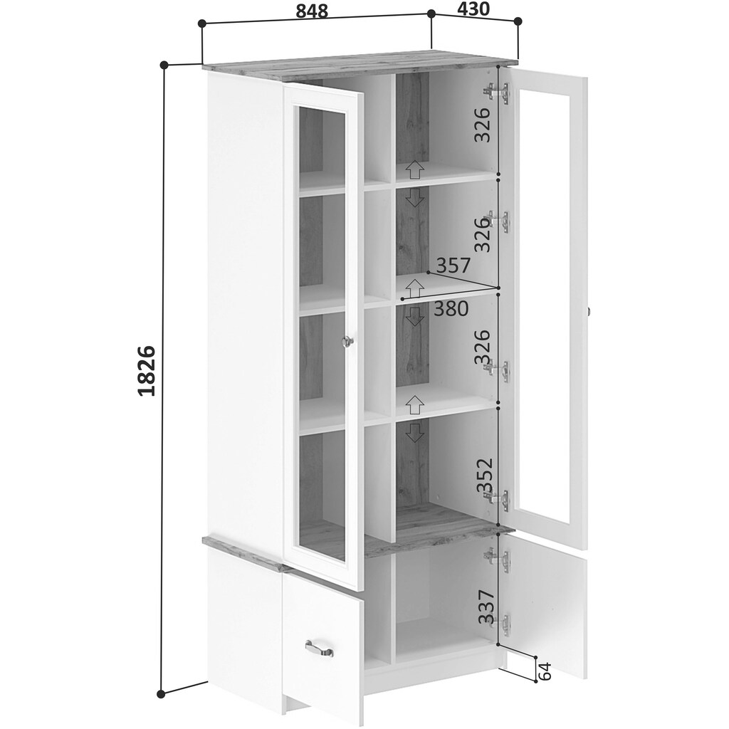 Home affaire Vitrine »Rwan«