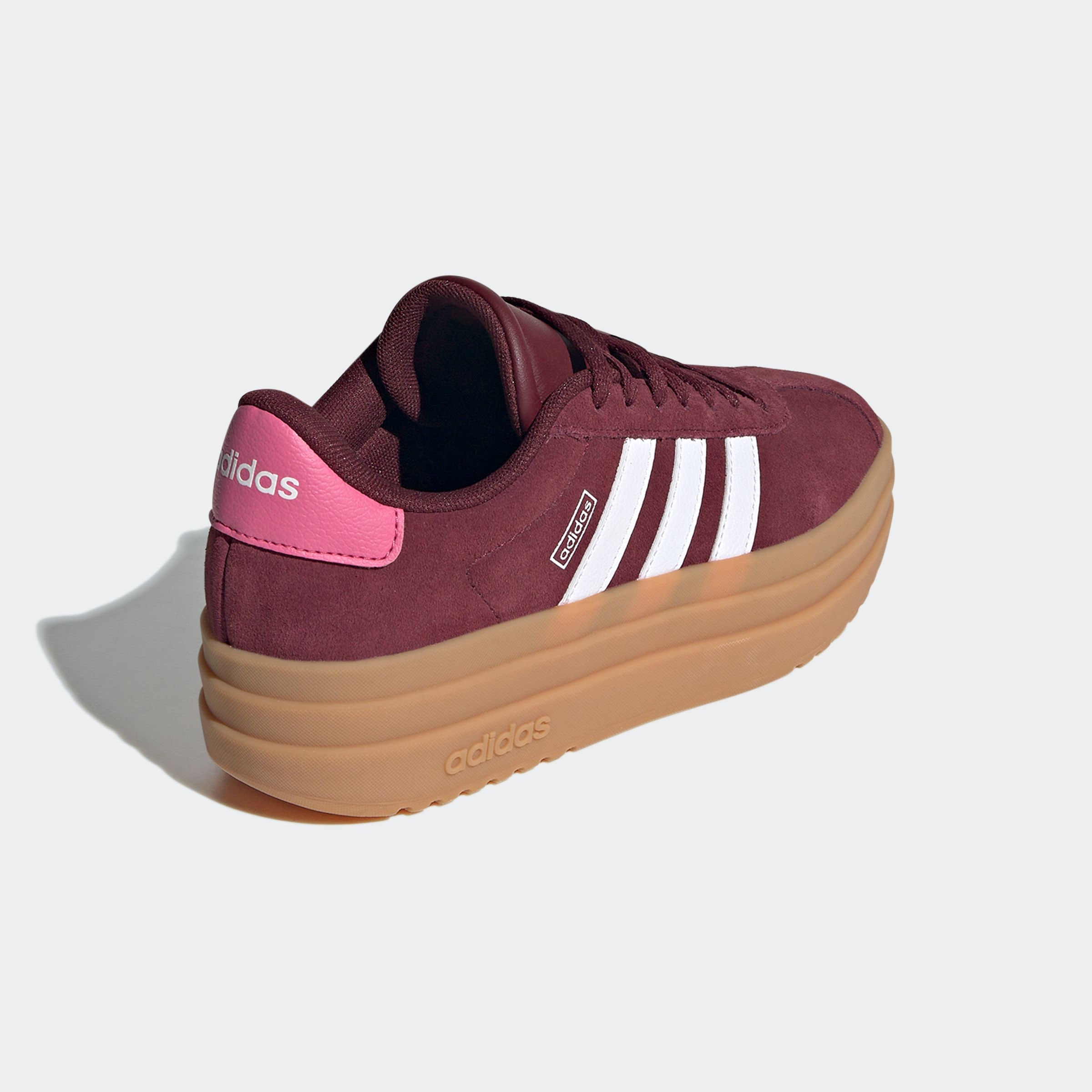 adidas Sportswear Plateausneaker »VL COURT BOLD LIFESTYLE KIDS«, Design auf den Spuren des adidas Gazelle Bold