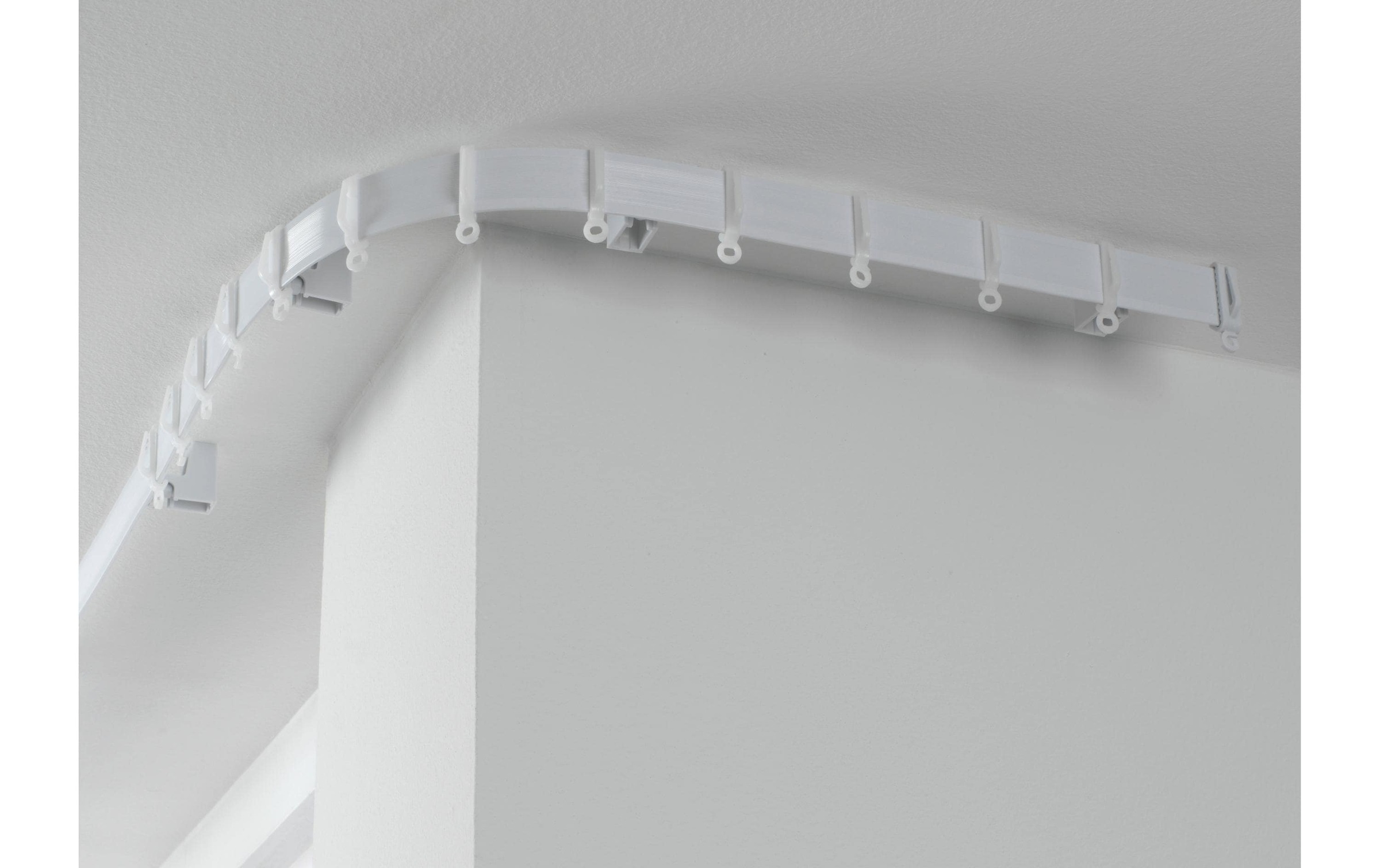 GARDINIA Gardinenstange »Flexline, 350 cm, kürzbar Weiss«