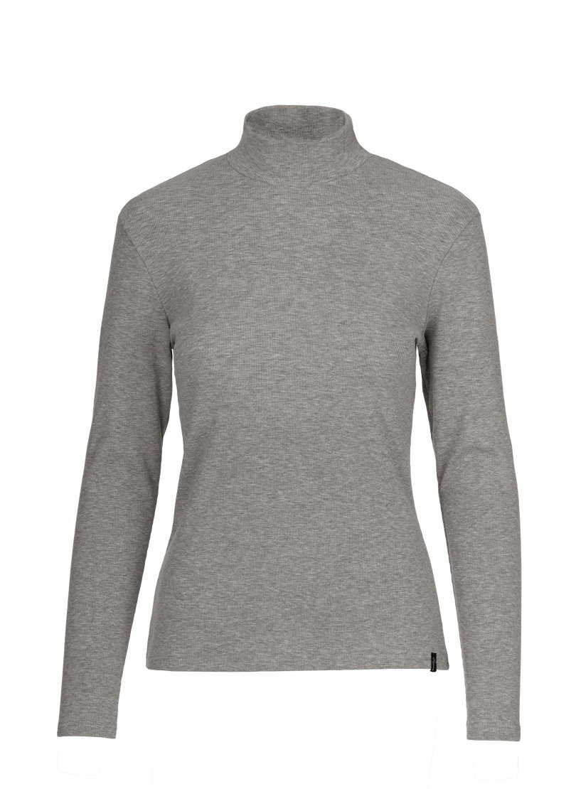 Shirt Trigema »TRIGEMA mit Schweiz Langarm kaufen modischem bei online Jelmoli-Versand Longsleeve Stehkragen«