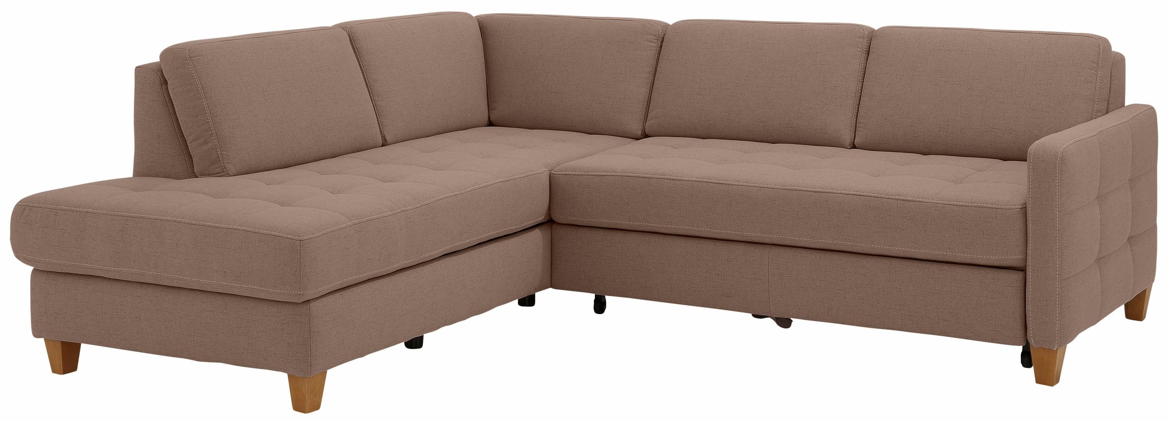 Home affaire Ecksofa »Earl L-Form«, wahlweise auch mit Bettfunktion oder Bettfunktion mit Bettkasten