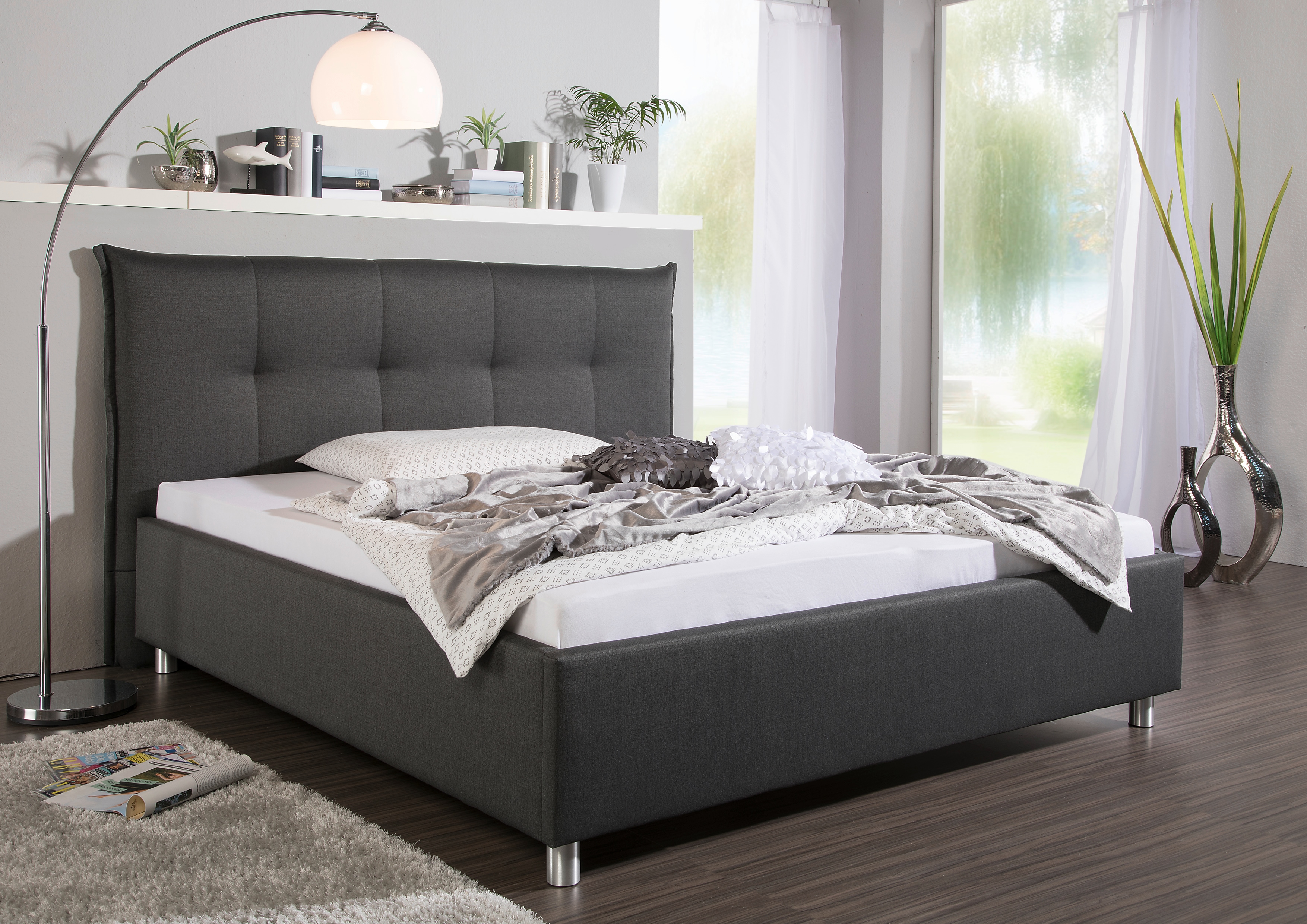 Maintal Polsterbett "Portneuf" Bettseiten zerlegt, ohne Bettkasten