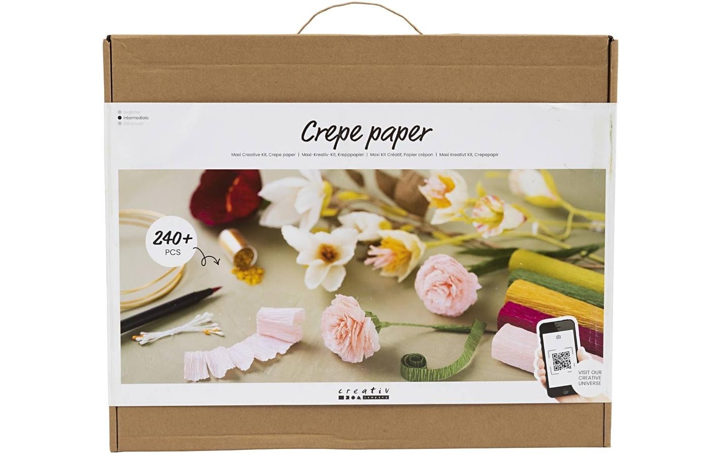 creativ company Kreativset »Krepppapi«, (240 tlg.)