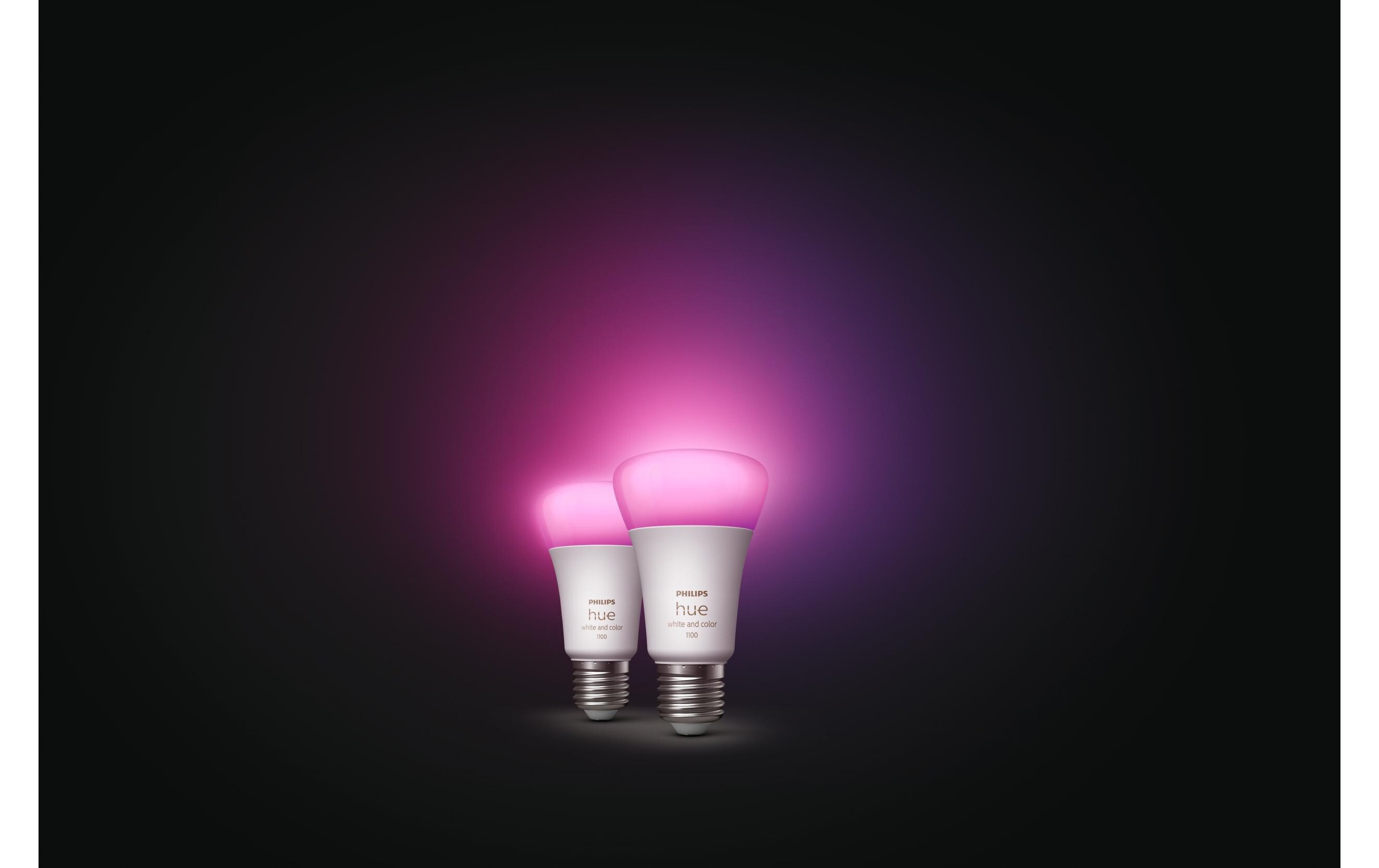 Philips Hue Spezialleuchtmittel »White & Color«, E27, Farbwechsler-Neutralweiss-Tageslichtweiss-Kaltweiss-Warmweiss