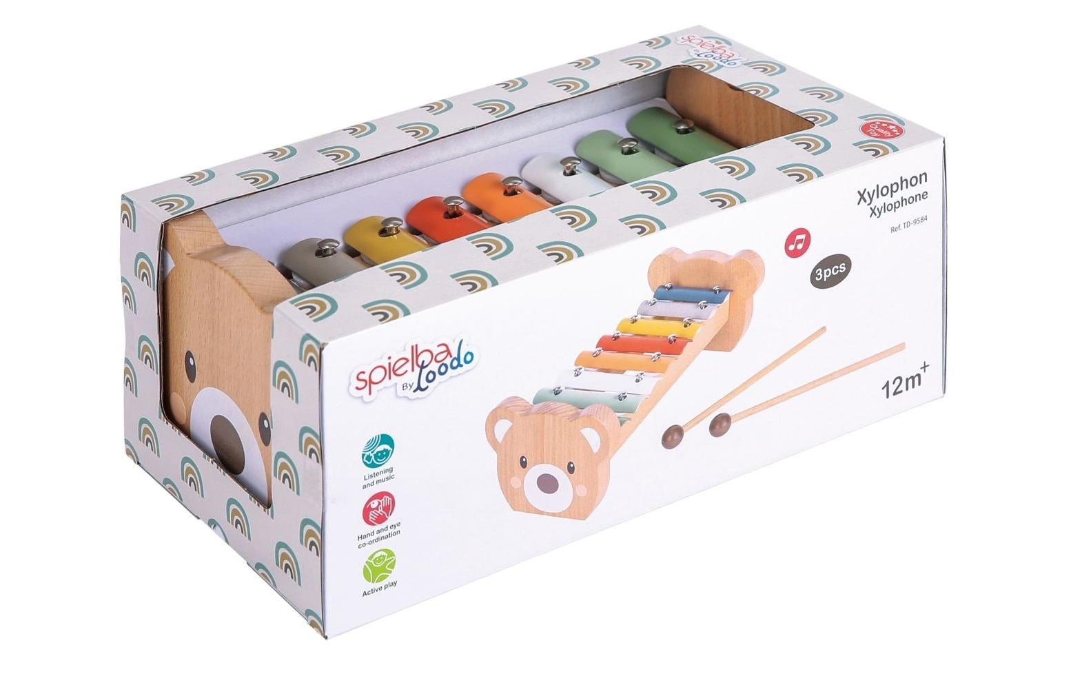 Spielba Spielzeug-Musikinstrument »Musikspielzeug Xylophon Bär«